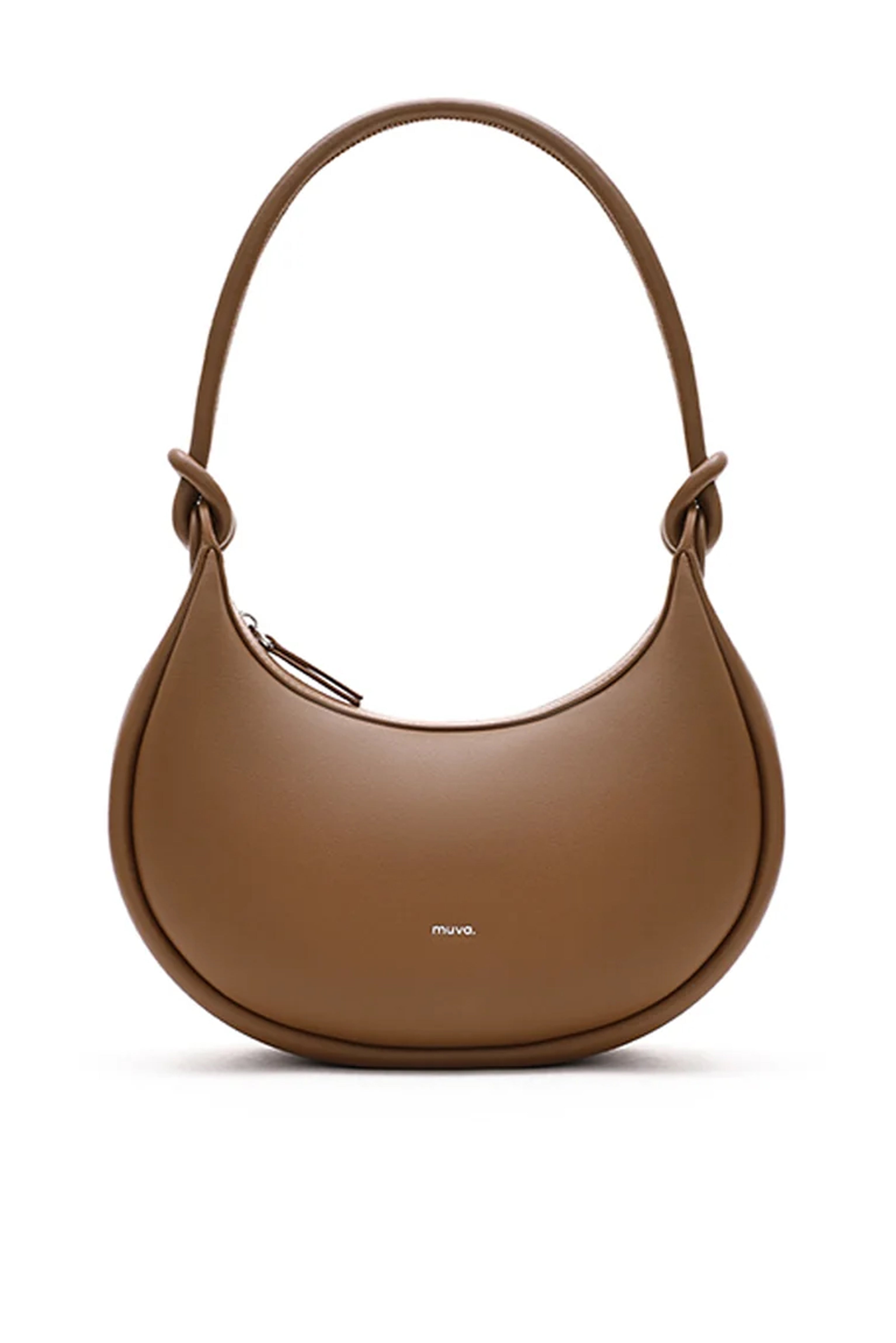 Denver Brown Leather Saddle Bag