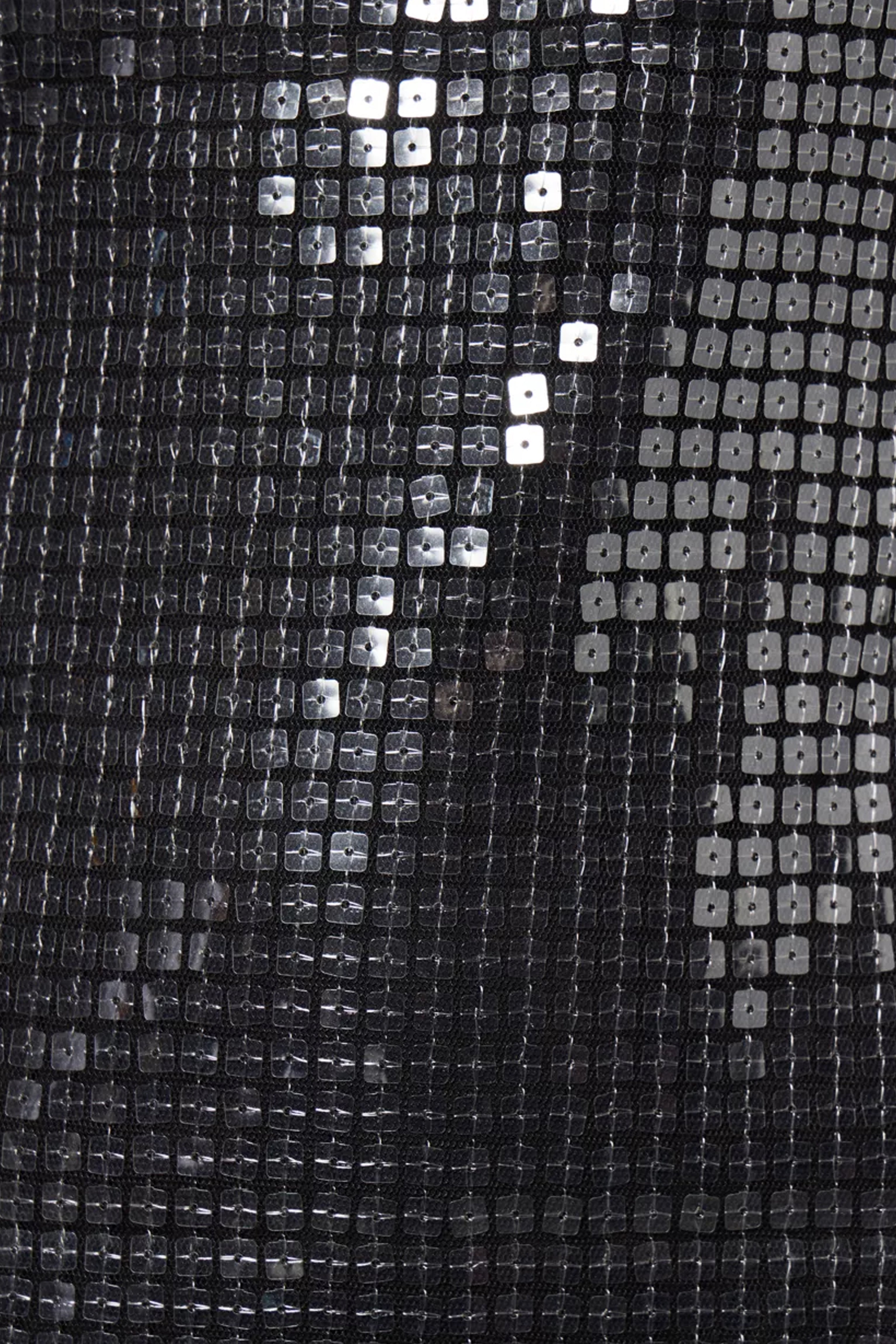 Patti Square Sequin Scoopback Maxi Dress