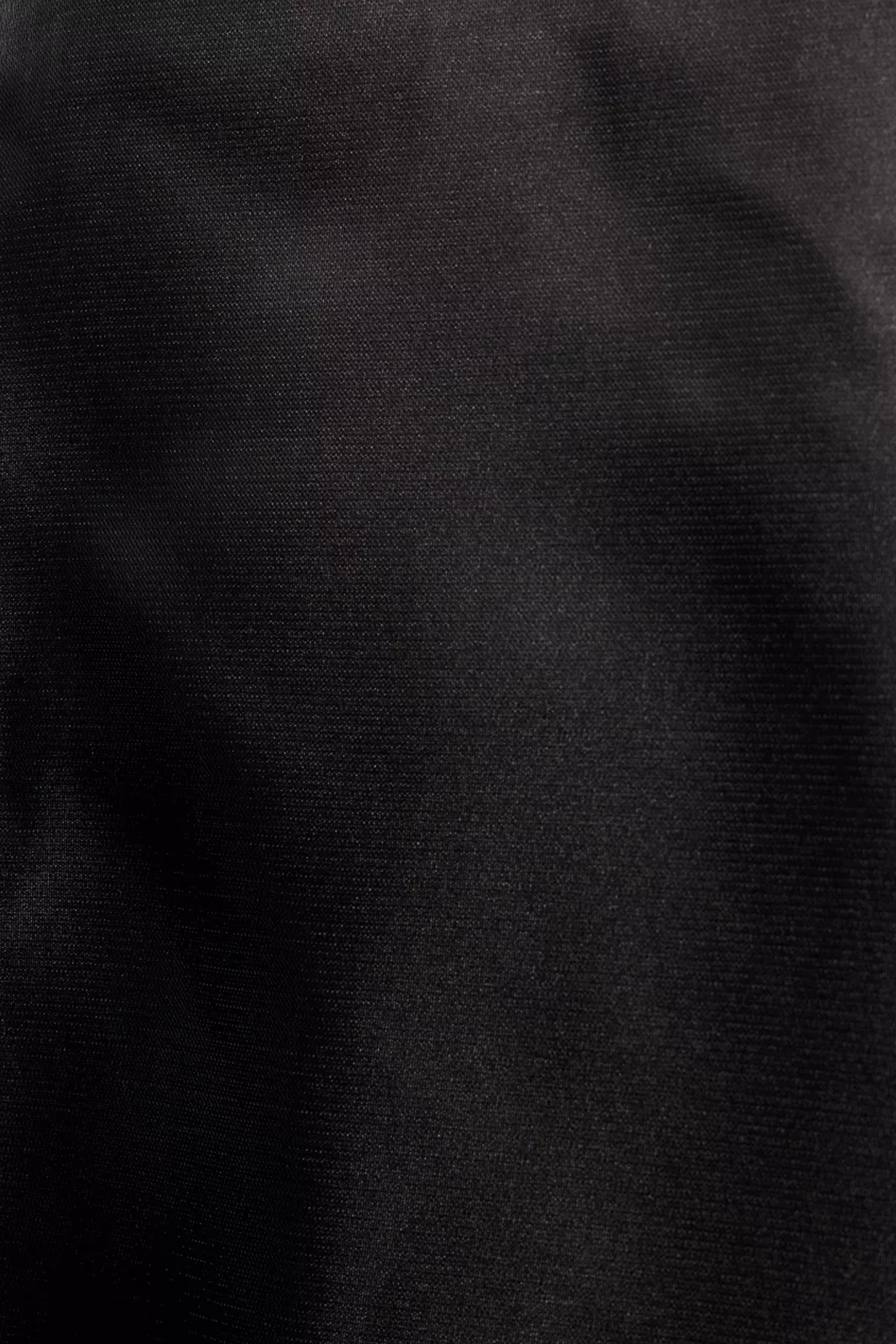 Aurelia Puffball Black High Shine Satin Tie Top