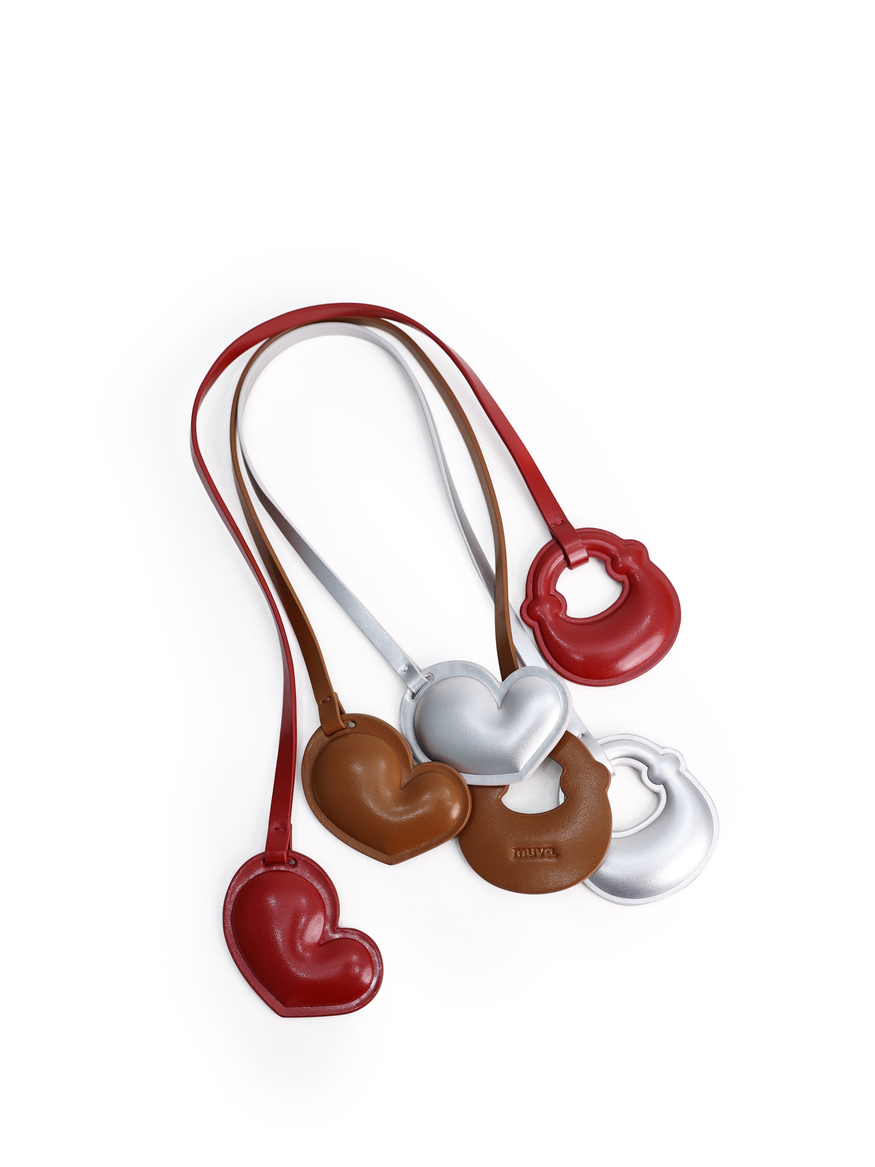 Red Heart Pendant Bag Decoration