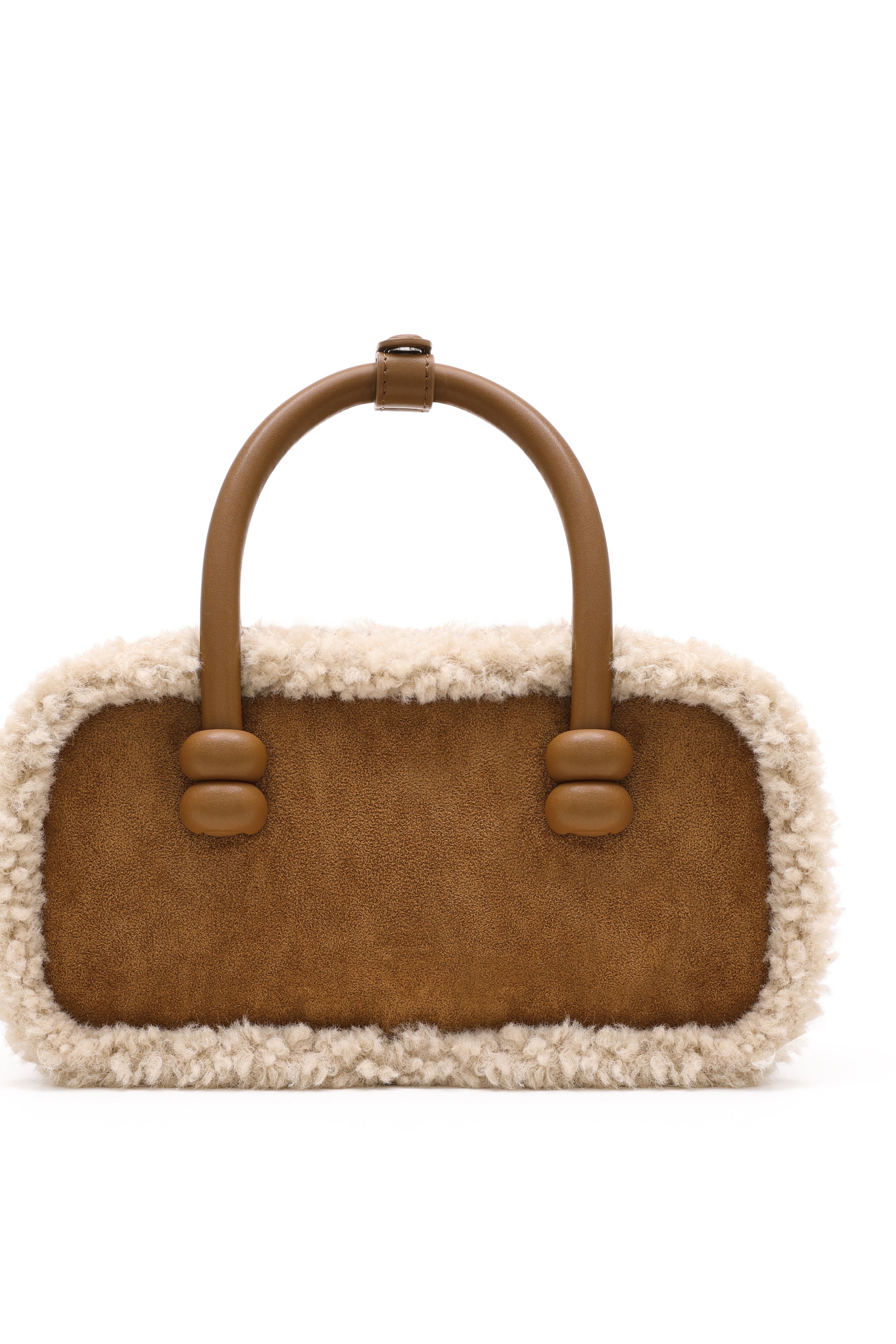 Oslo Latte Brown Wool Bag