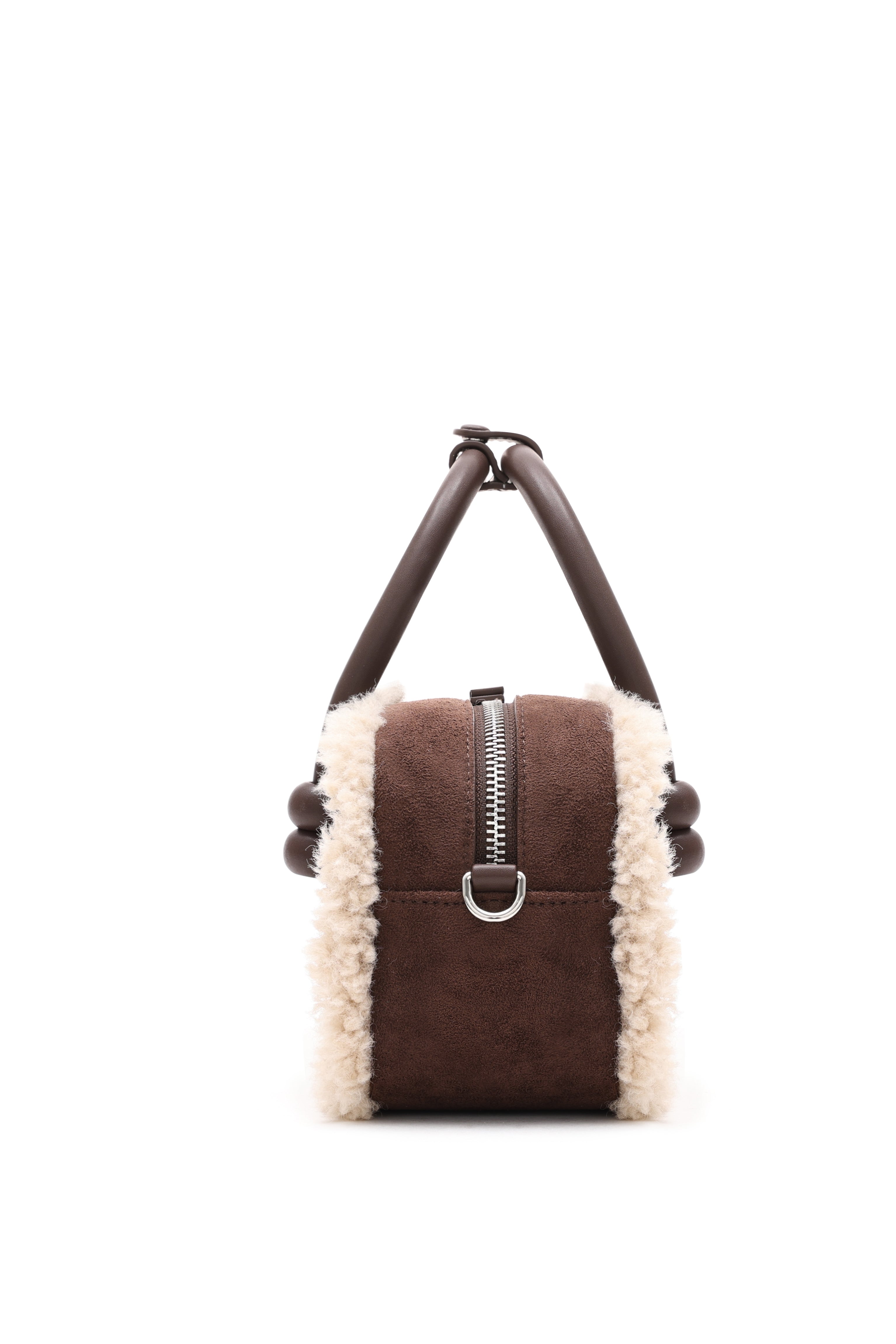 Oslo Coffee Brown Wool Bag