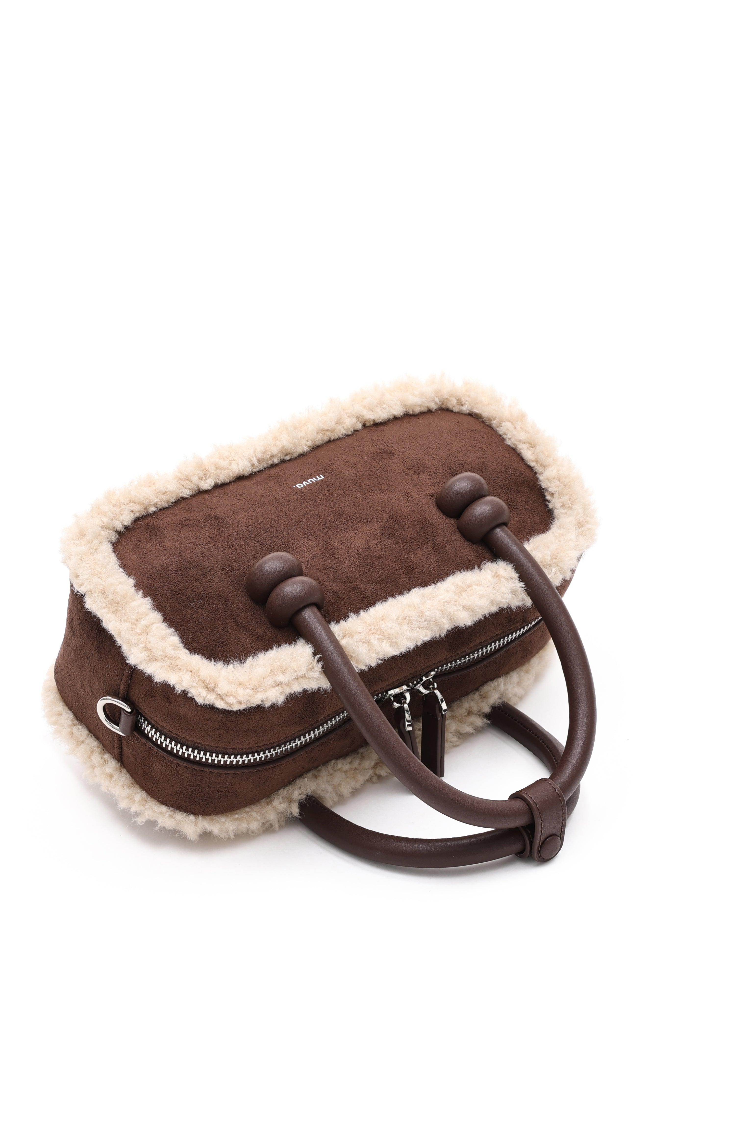 Oslo Coffee Brown Wool Bag
