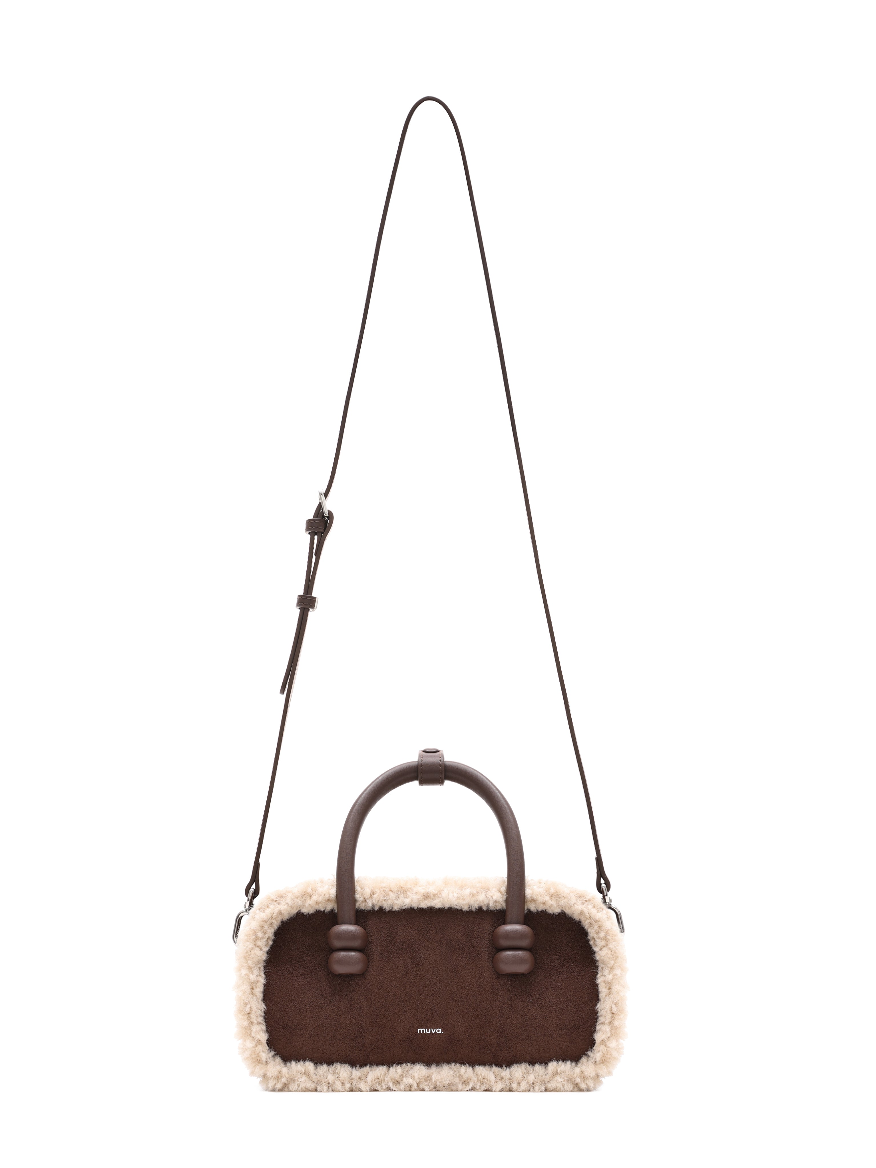 Oslo Coffee Brown Wool Bag