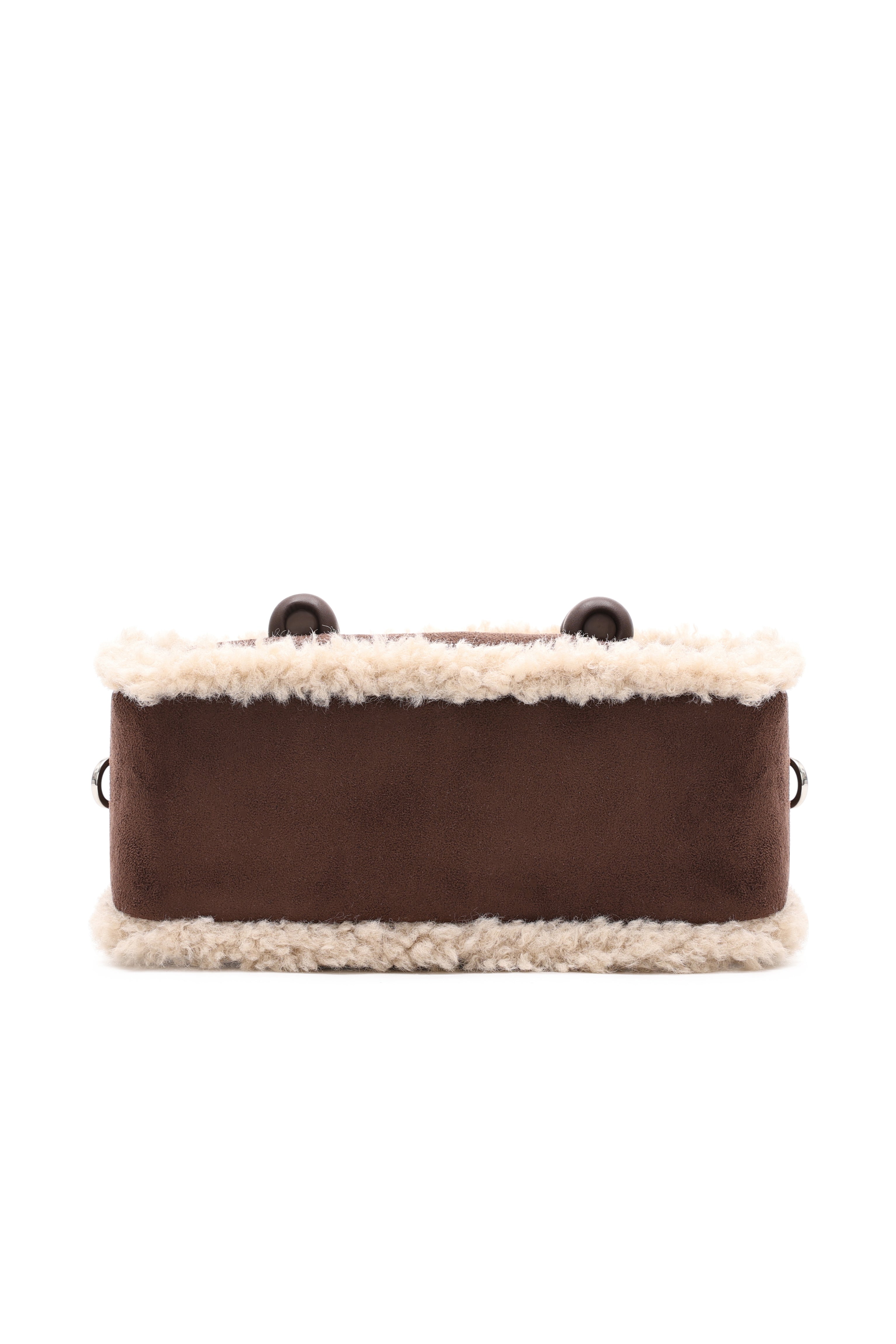 Oslo Coffee Brown Wool Bag