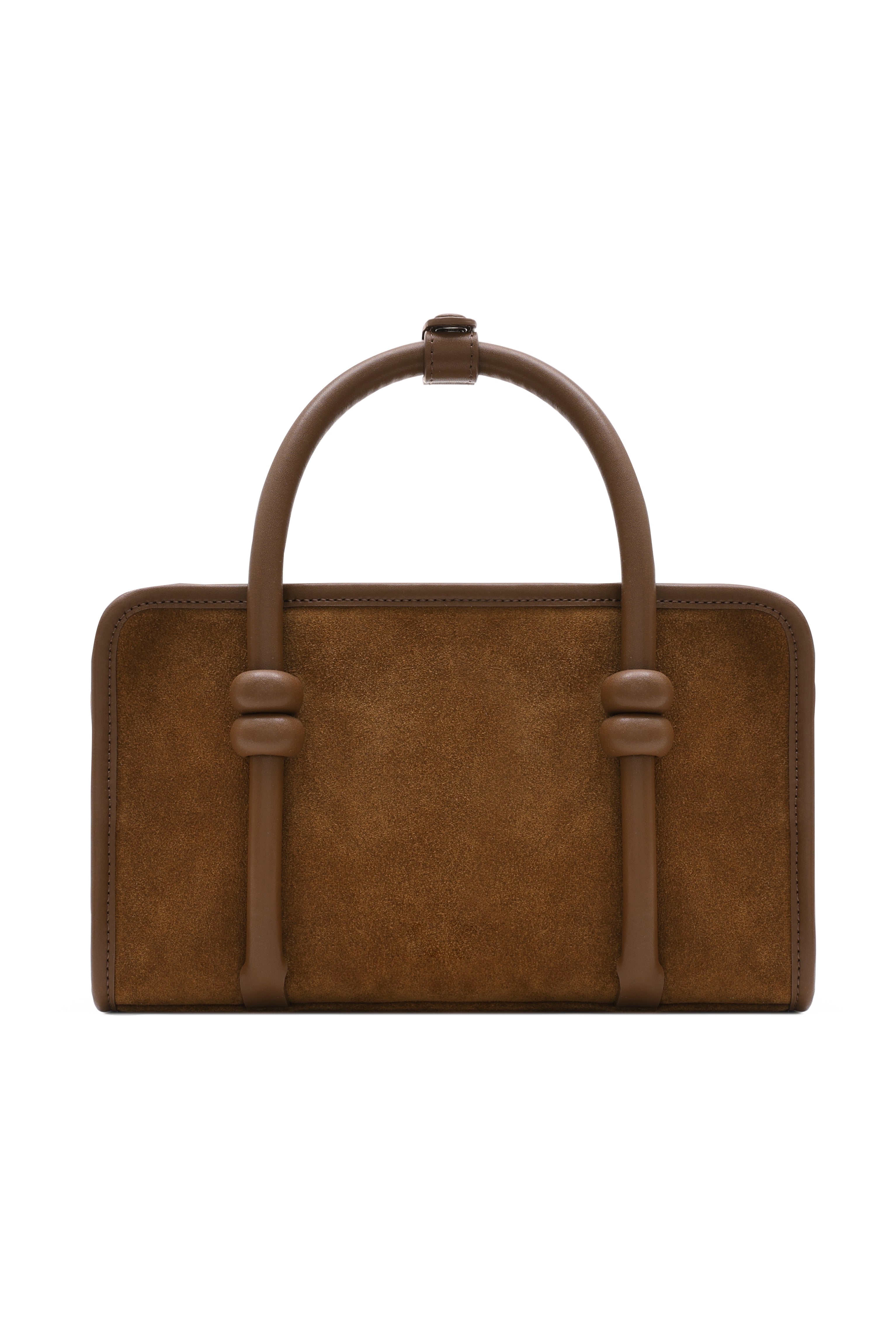 Aspen Latte Brown Suede Bag