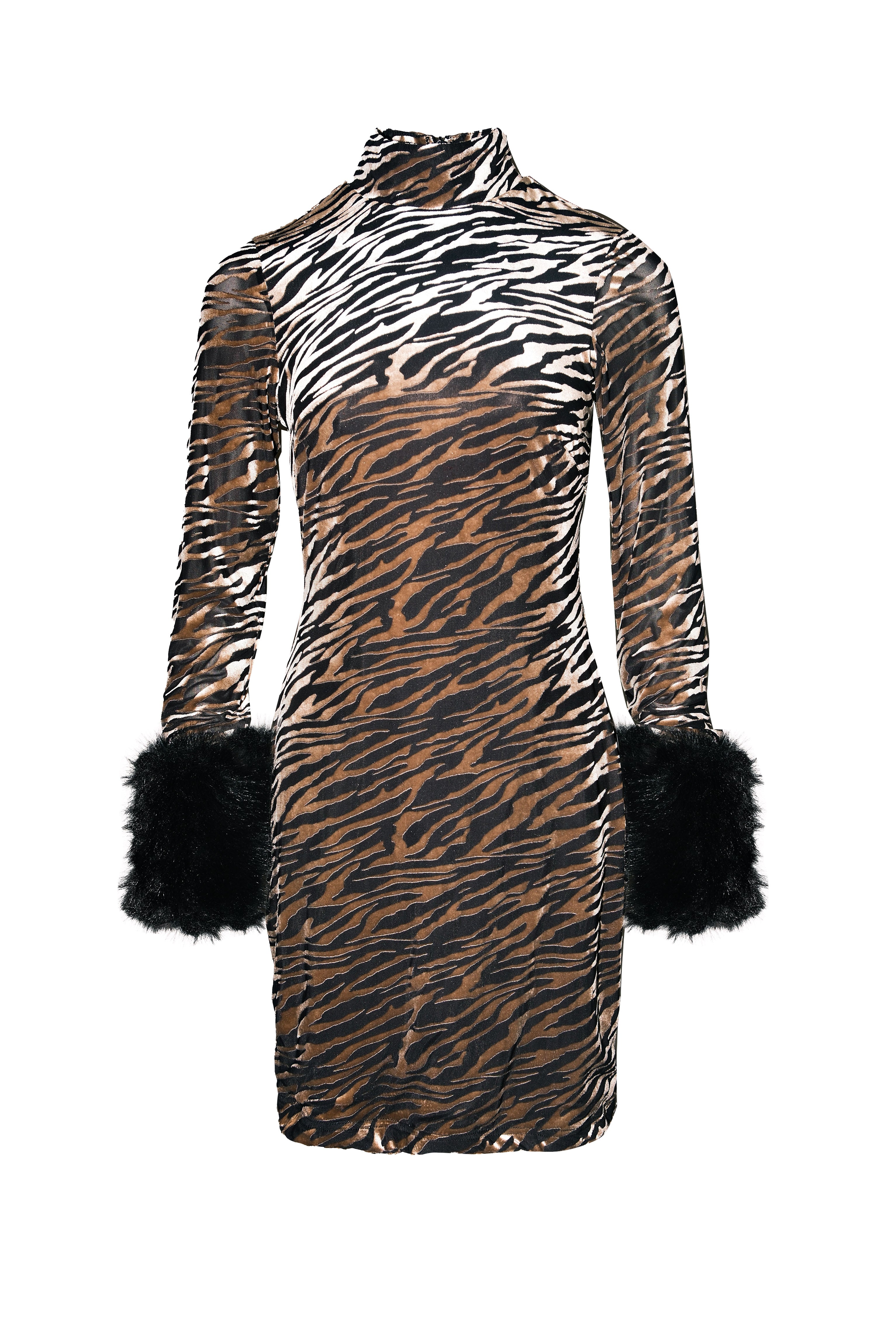 Harriet Tiger Print Mini Dress