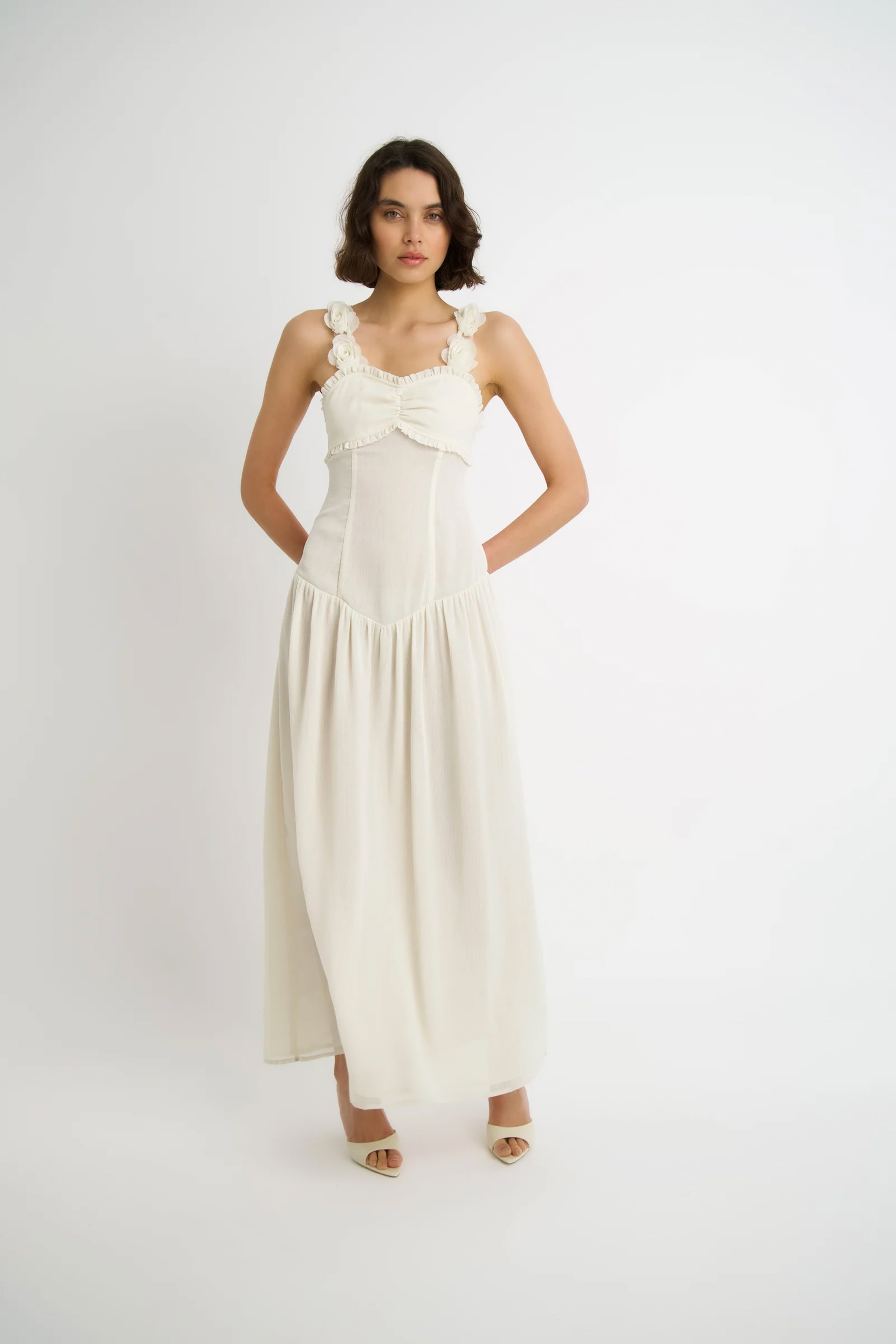 Loren Semi Sheer Maxi Dress
