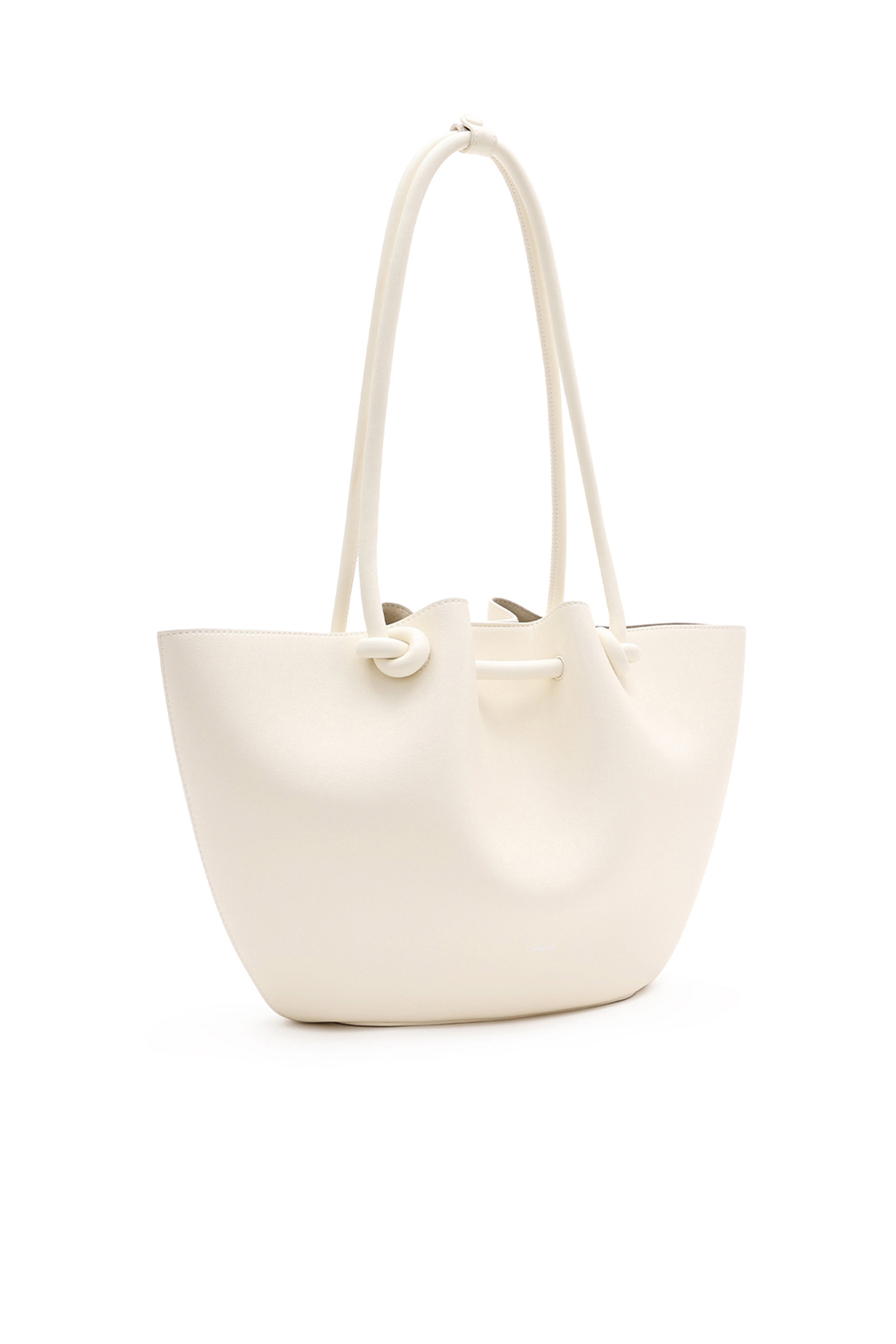 Chelsea Cream Leather Tote Bag