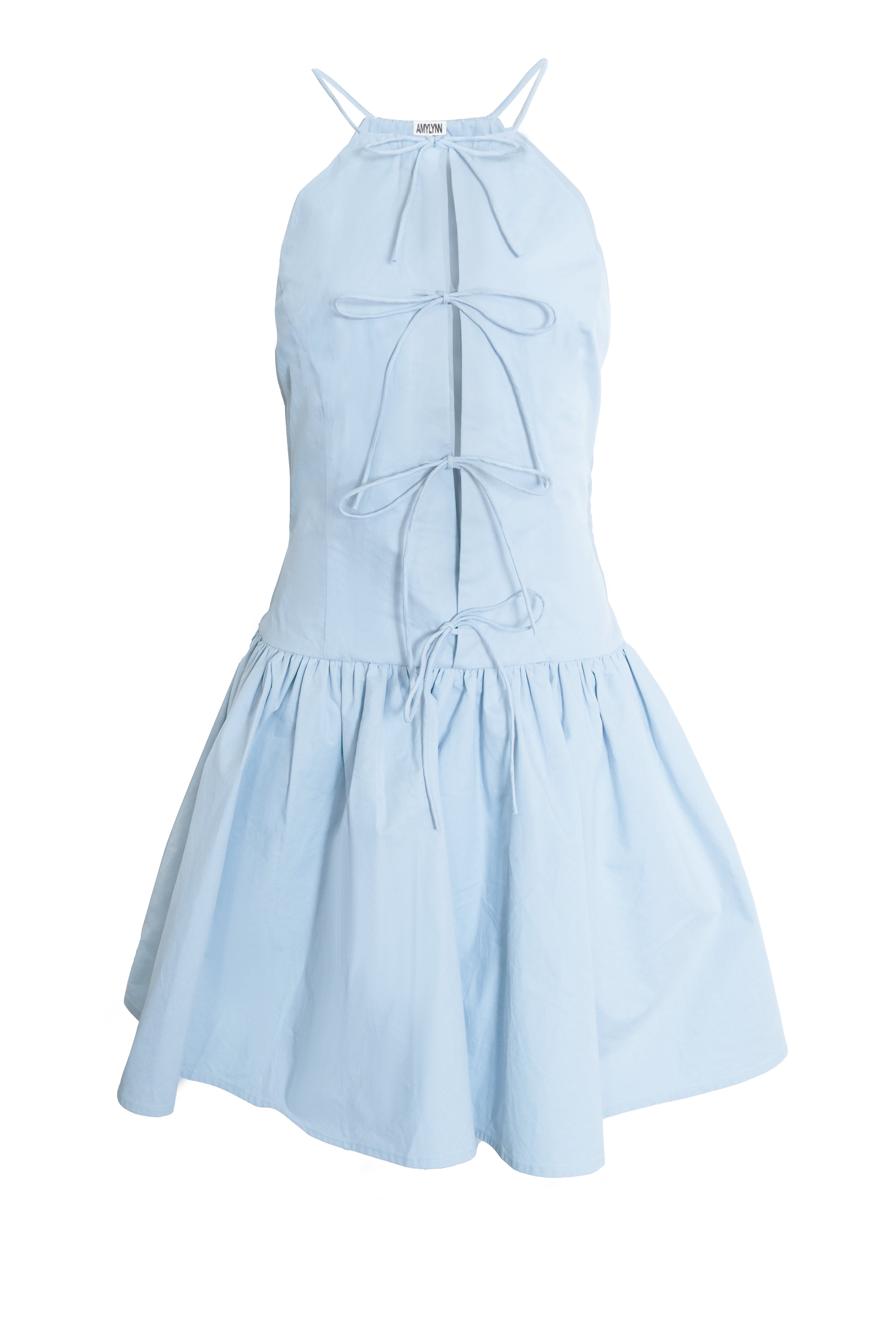 Raffaella Pure Cotton Blue Skater Dress