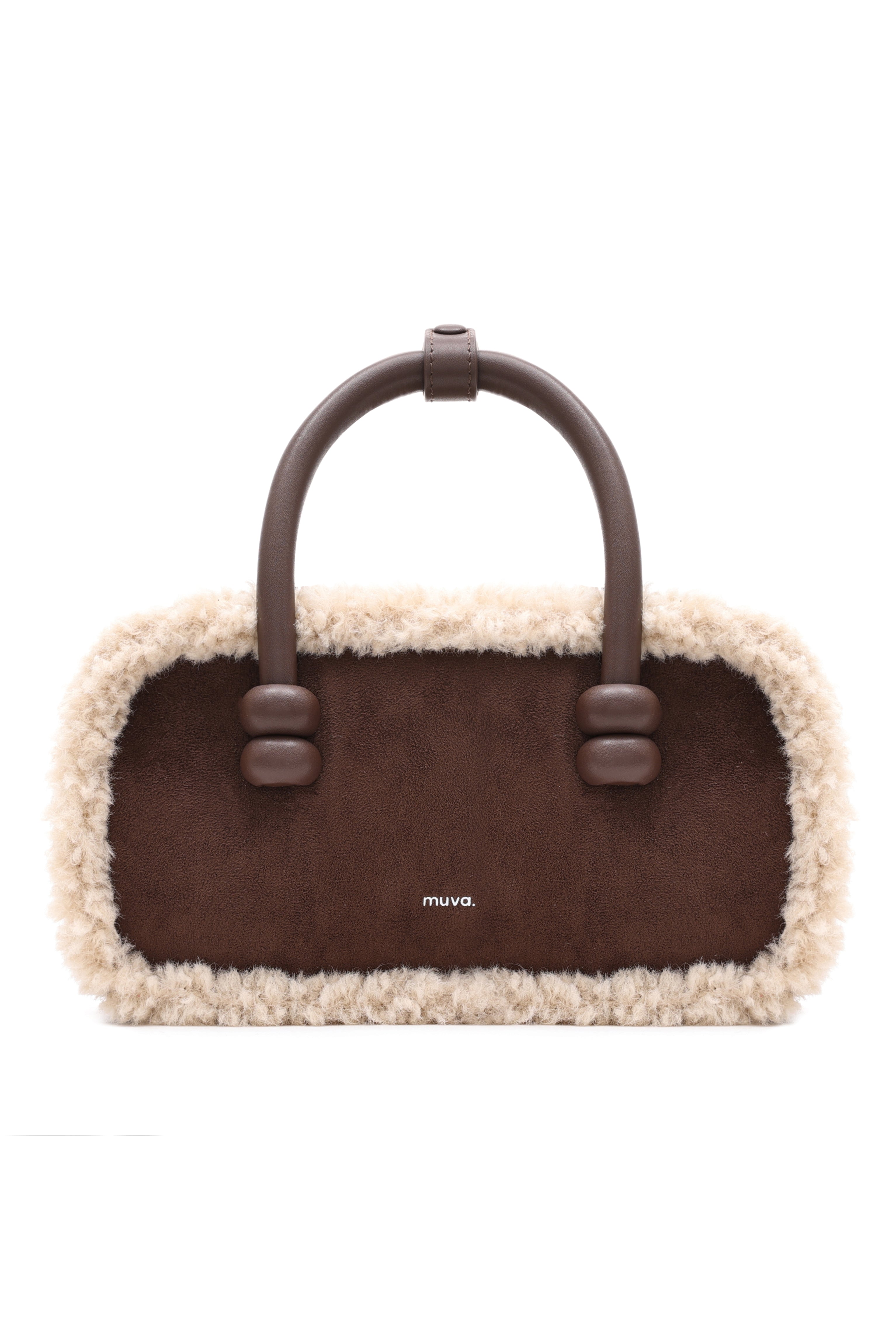 Oslo Coffee Brown Wool Bag