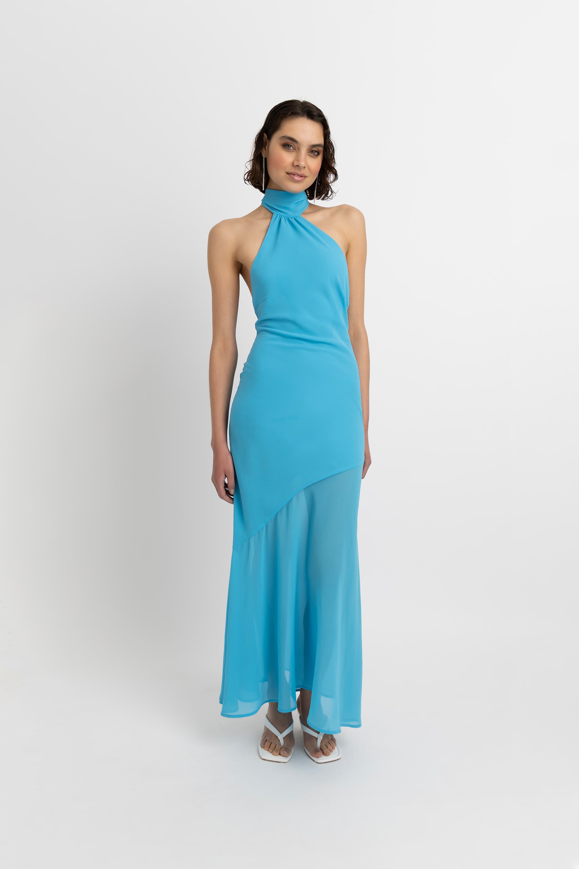 Baia Turquoise Halterneck Maxi Dress
