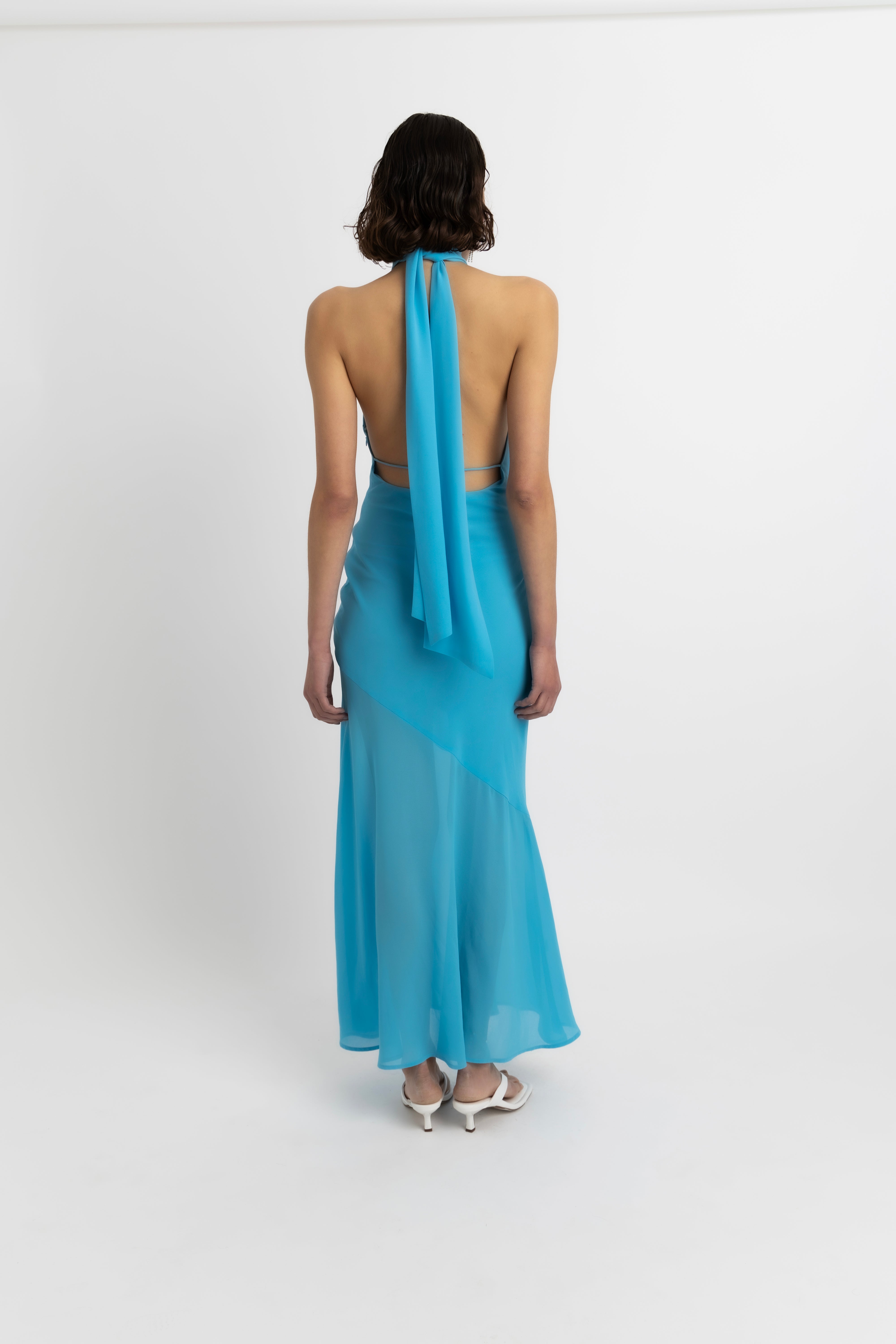 Baia Turquoise Halterneck Maxi Dress