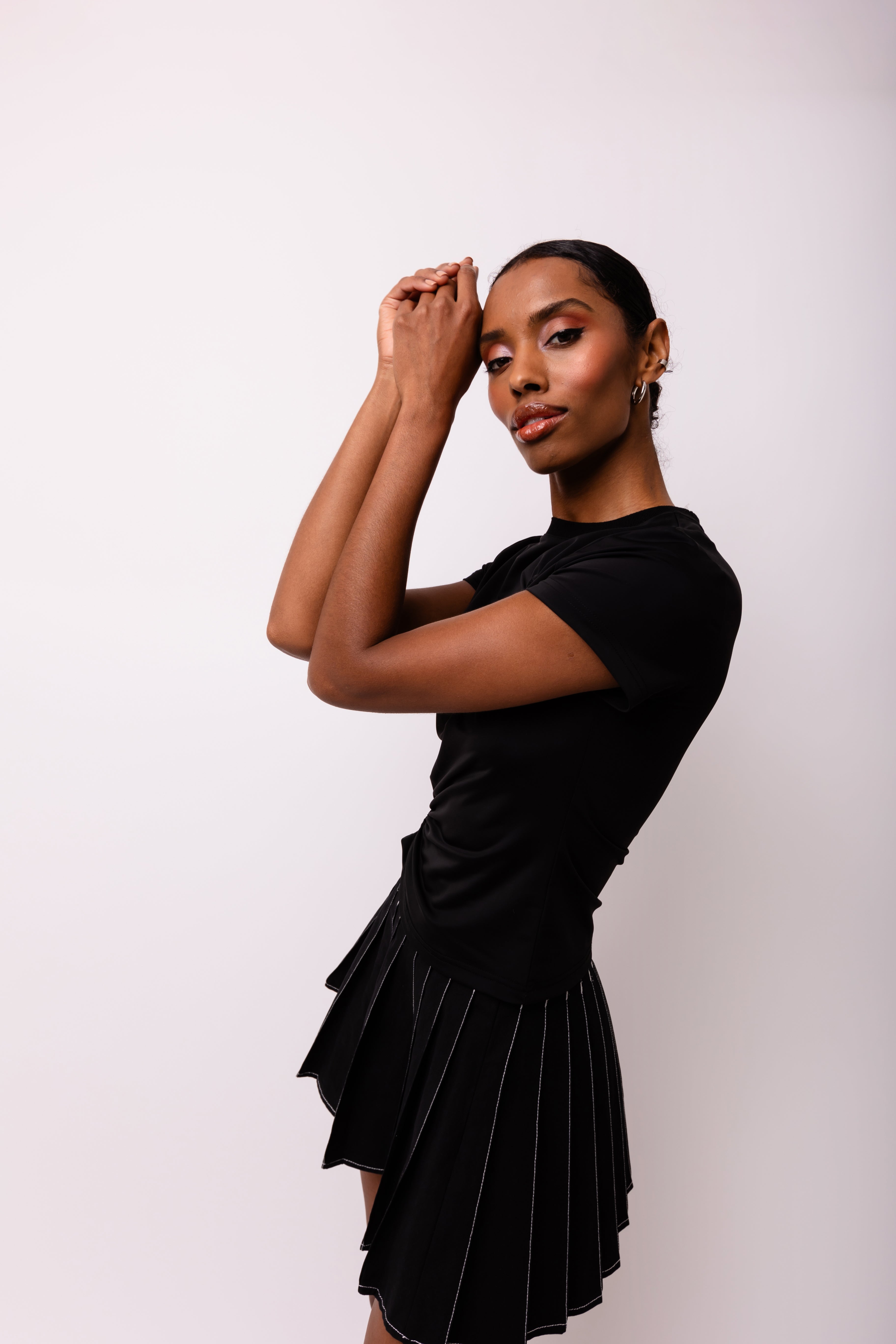 Bowie Black Heart Cut Out Top