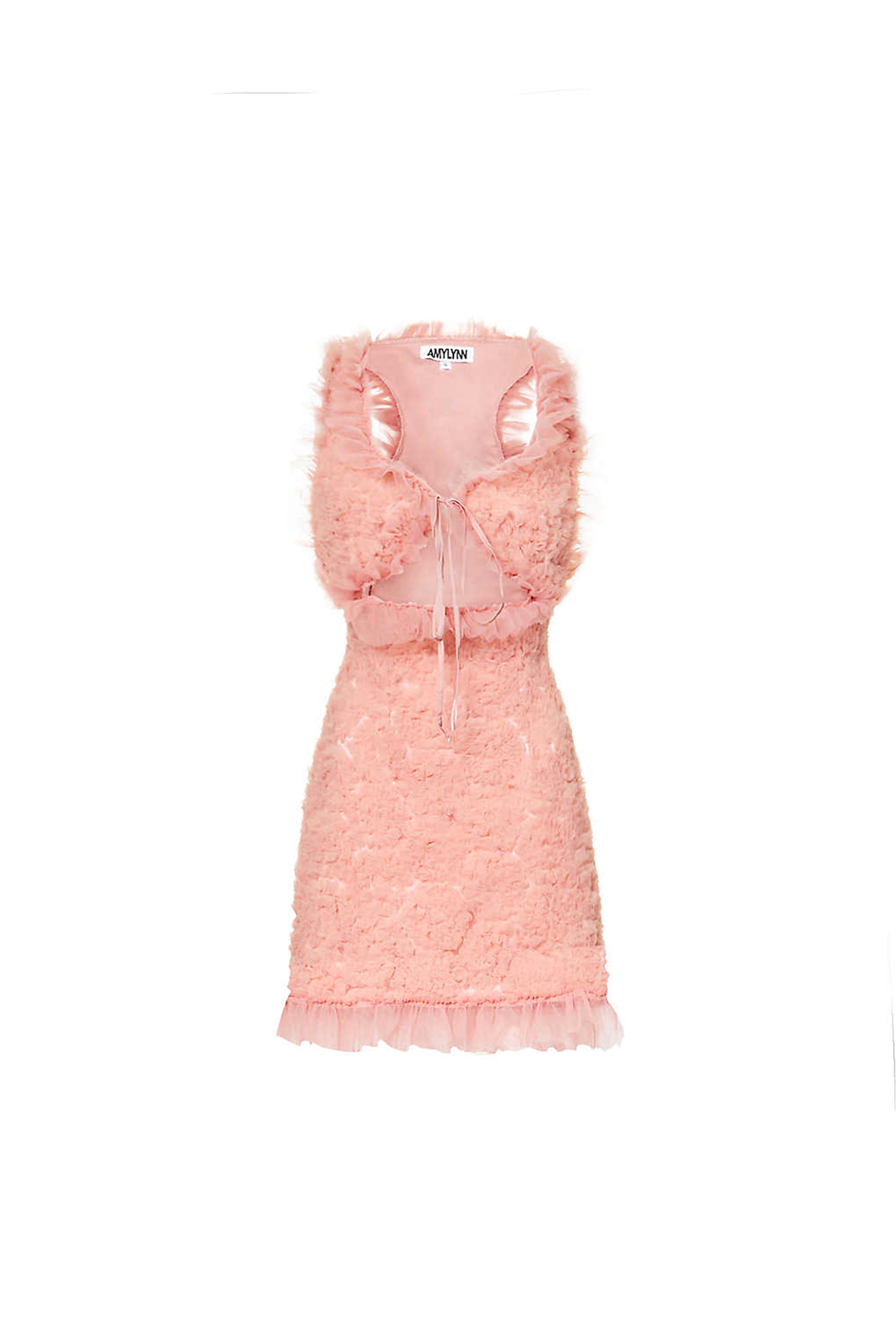 Taylor Pink Cut Out Mini Dress