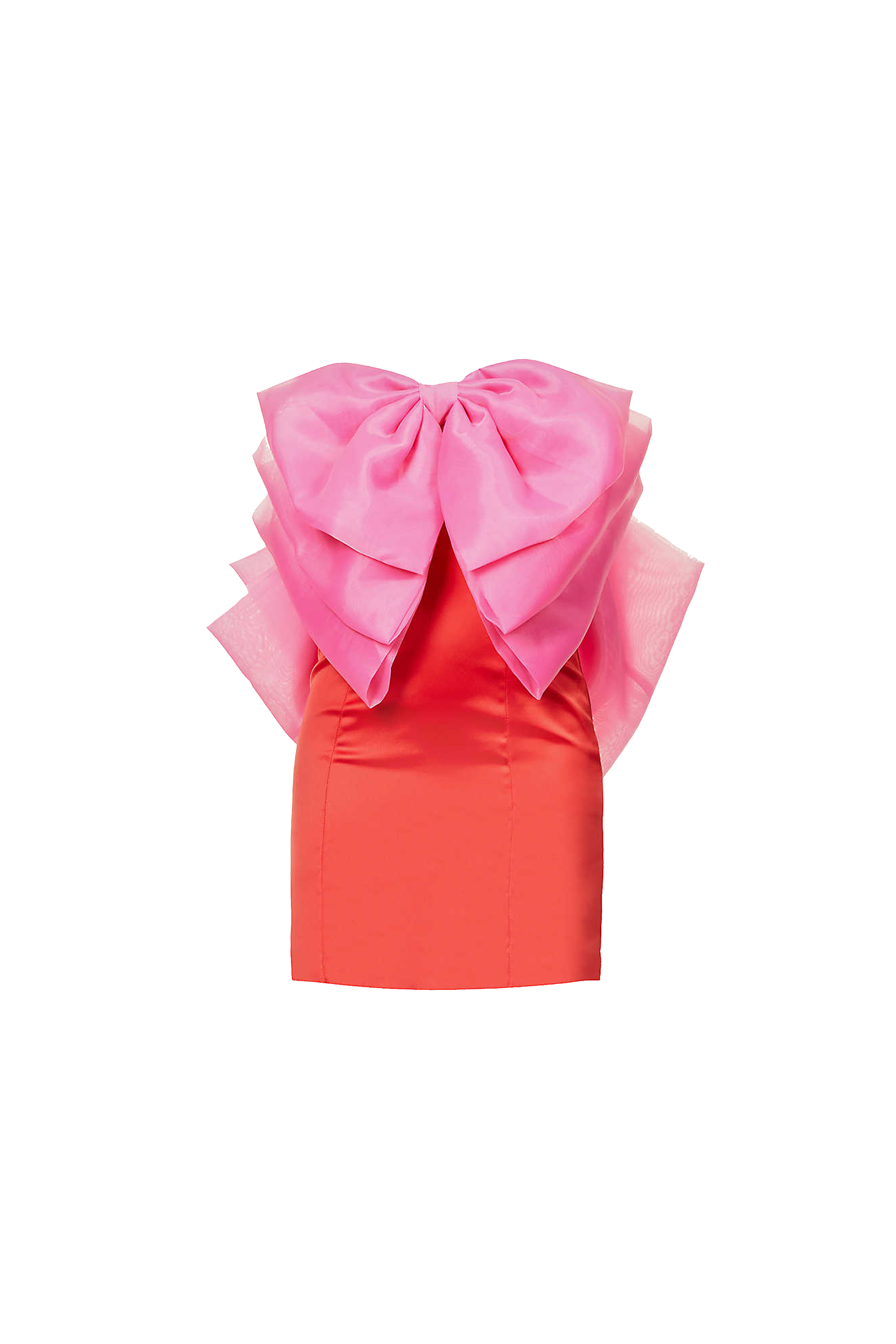Oscar Pink Bow Mini Dress