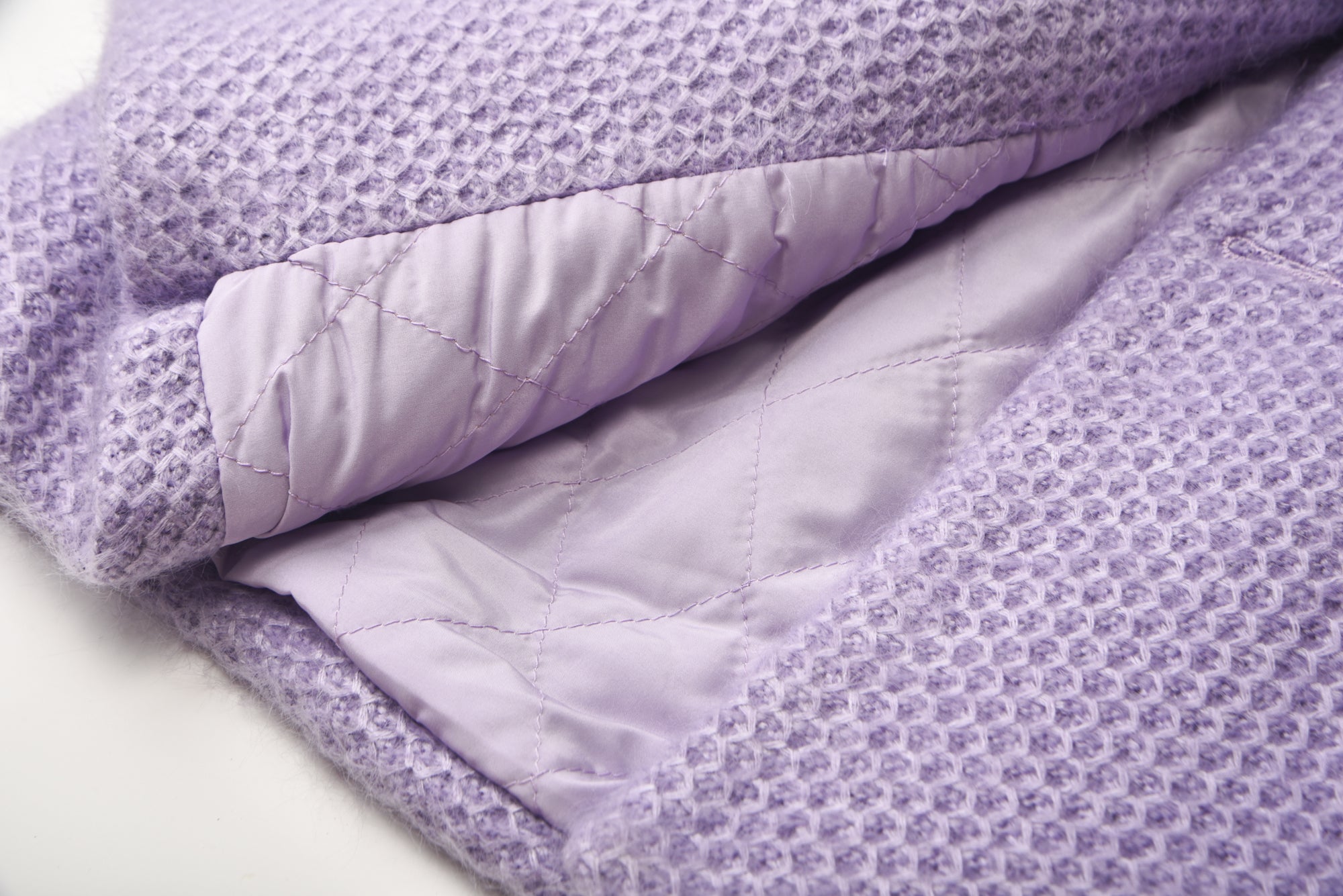 Amaya Lilac Double-Breasted Blazer Jacket