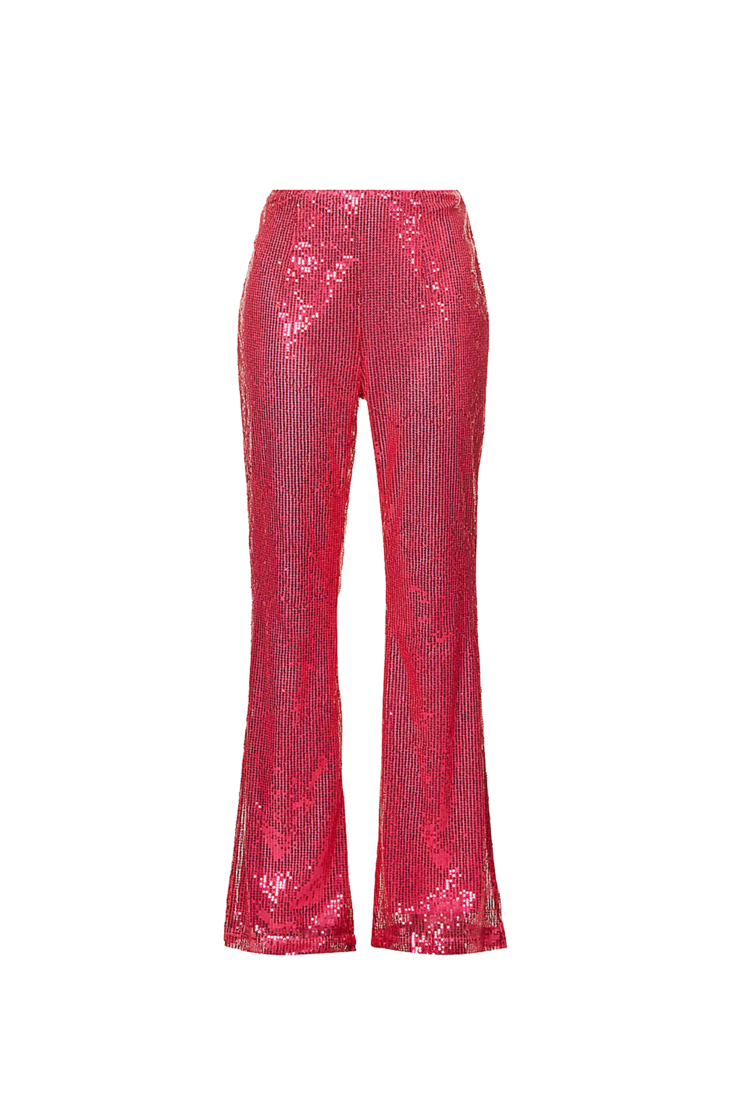 Savannah Pink Sequin Embellished Wide Leg Trousers | AMYLYNN