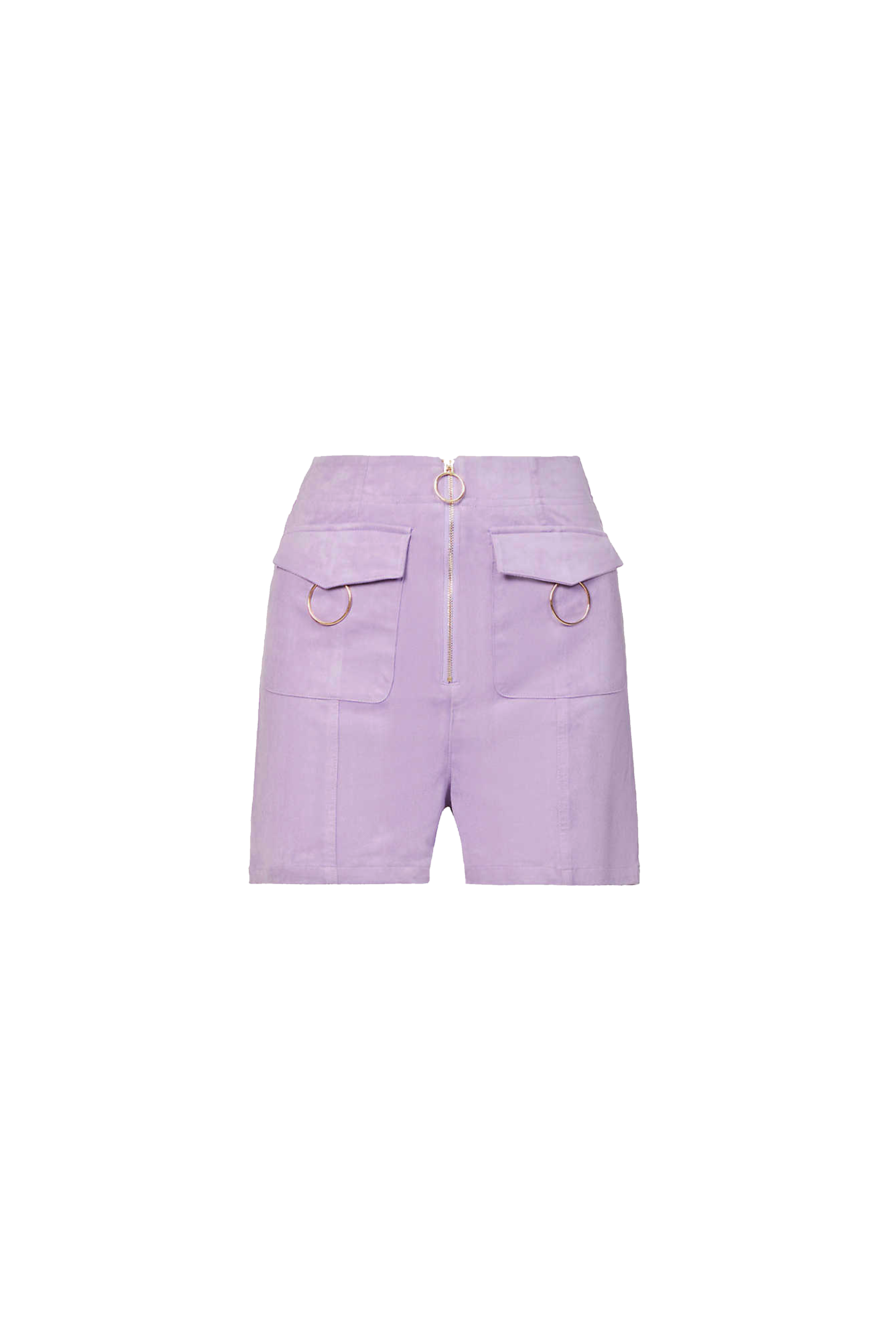 Jackson Purple Suede Shorts