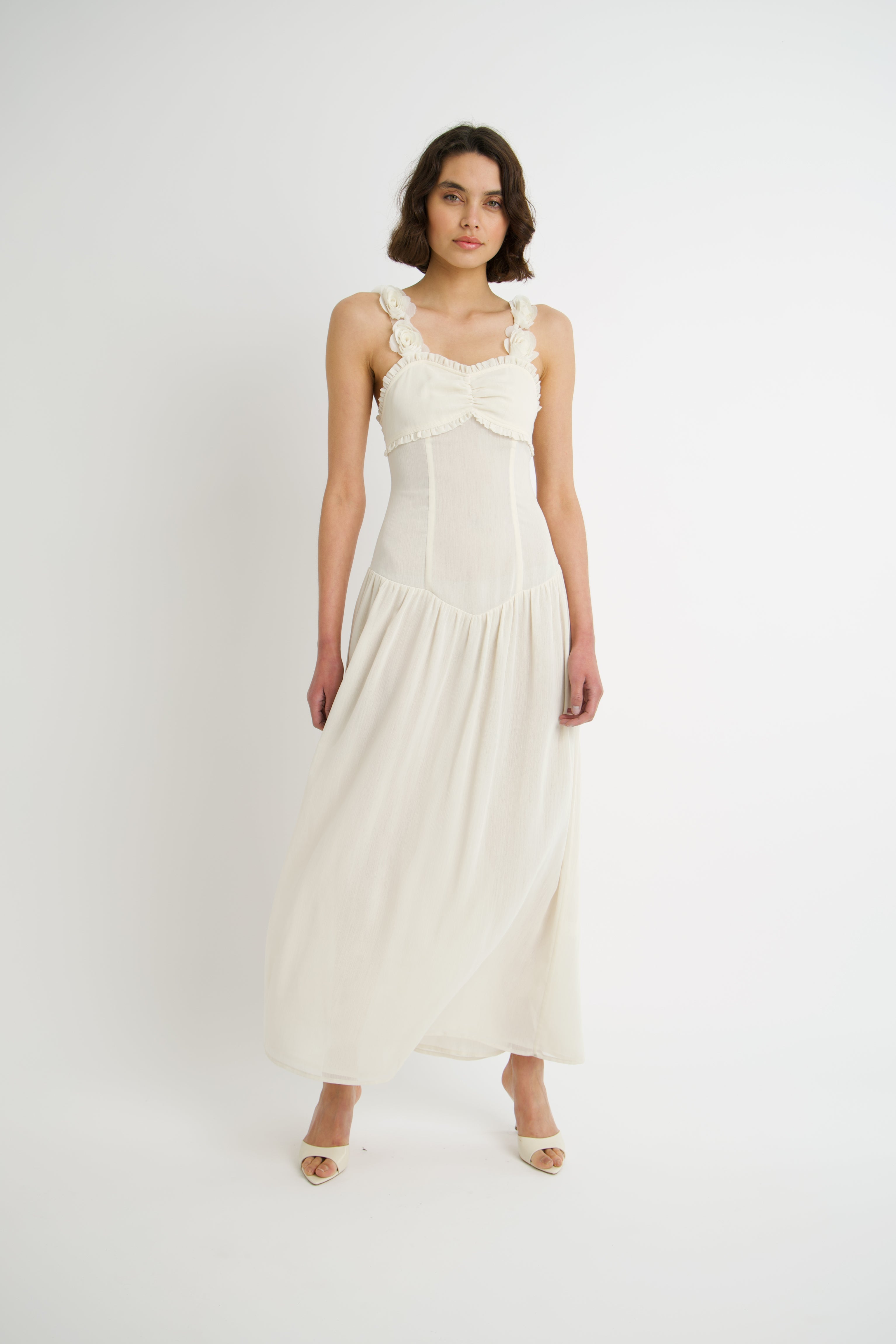 Loren Semi Sheer Maxi Dress