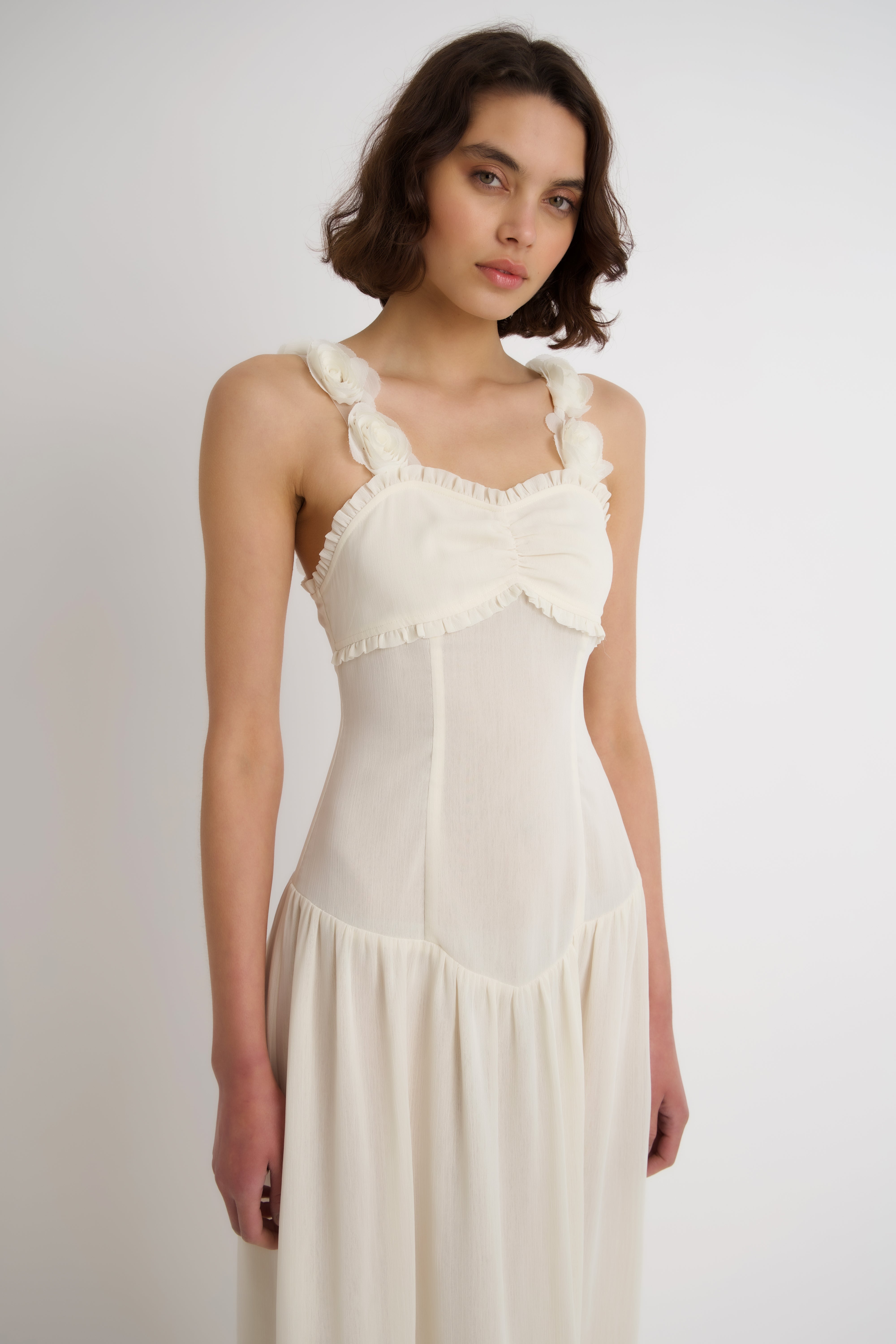 Loren Semi Sheer Maxi Dress