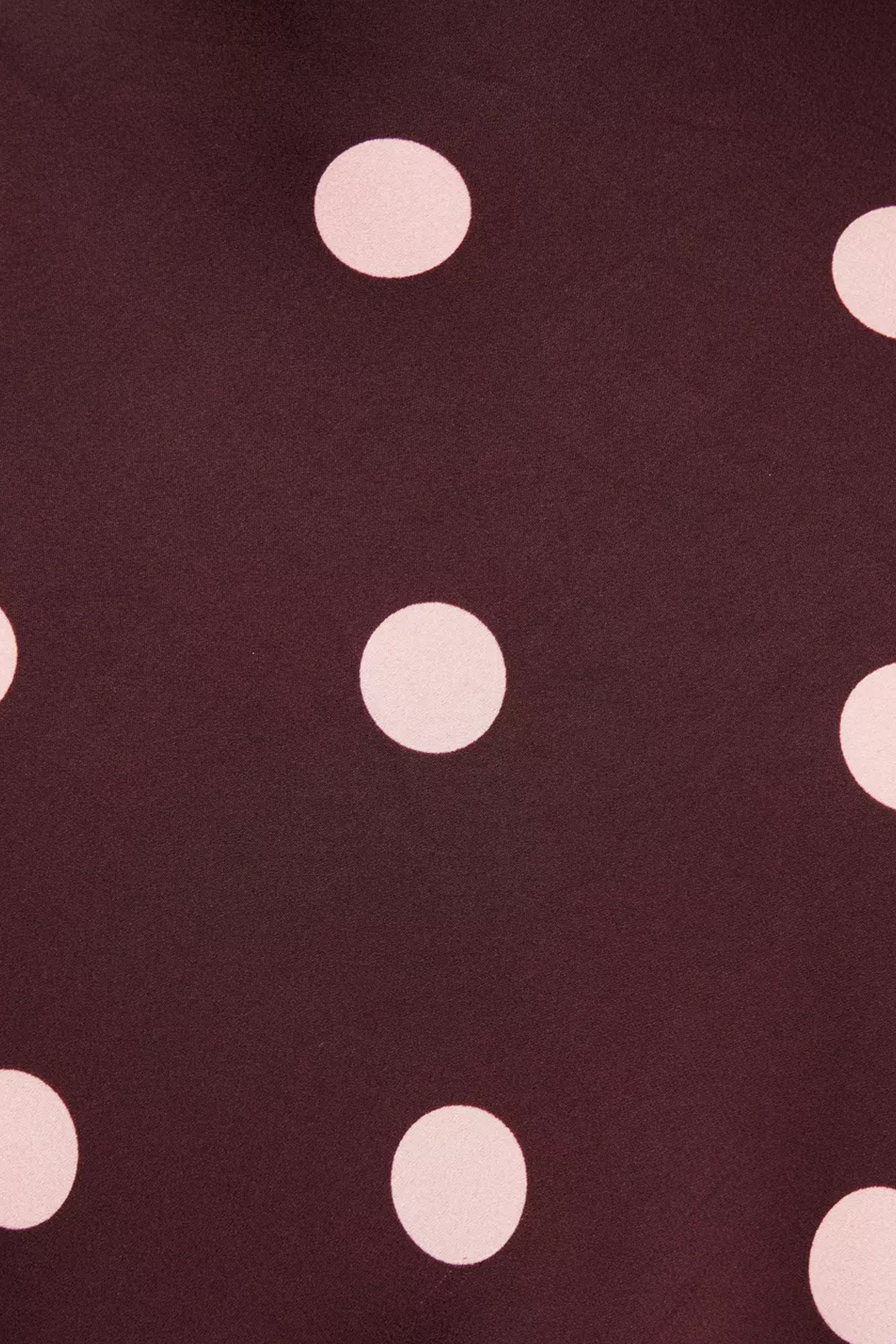 Baia Burgundy Polka Dot Halterneck Maxi Dress