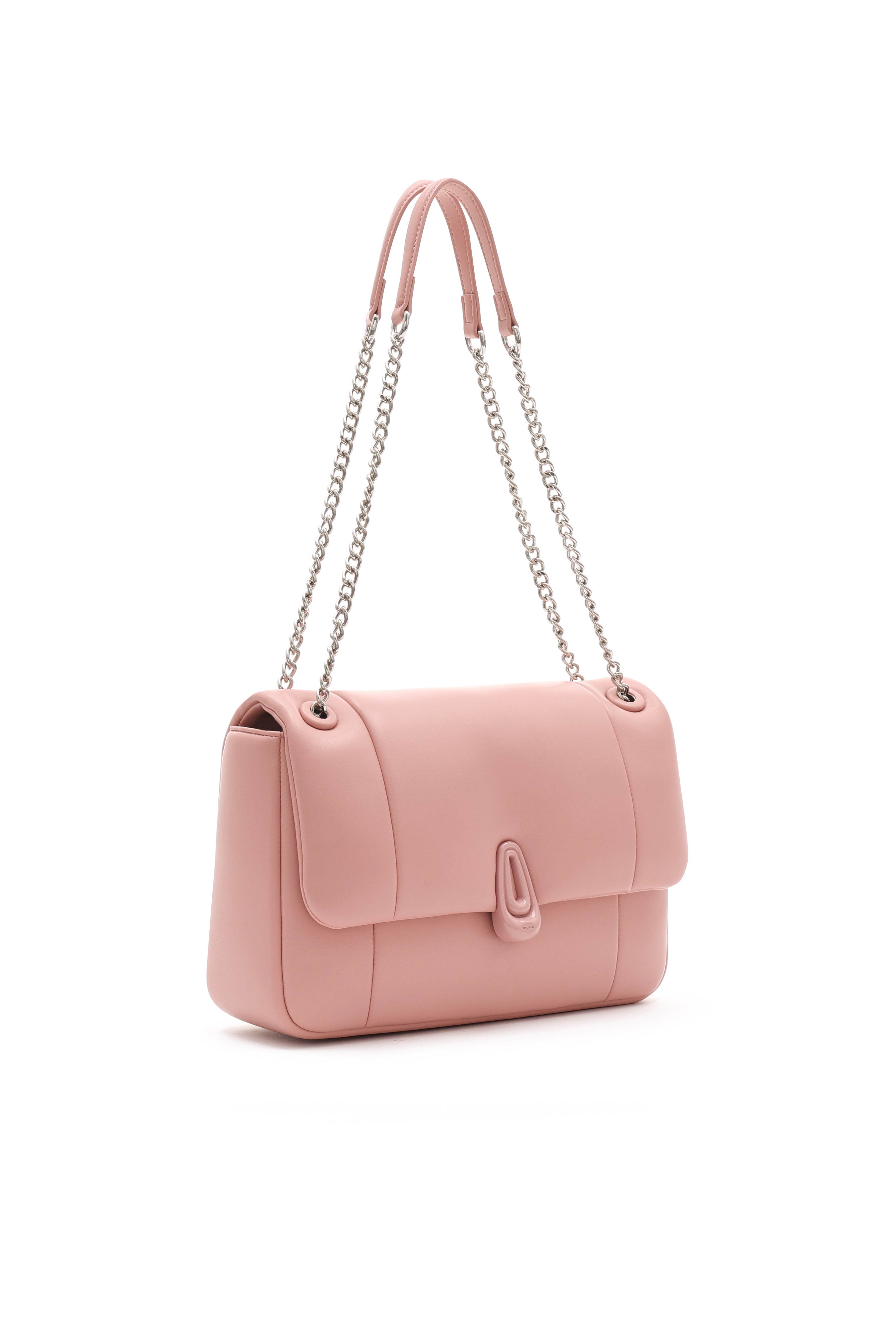 Dallas Pink Square Chain Bag