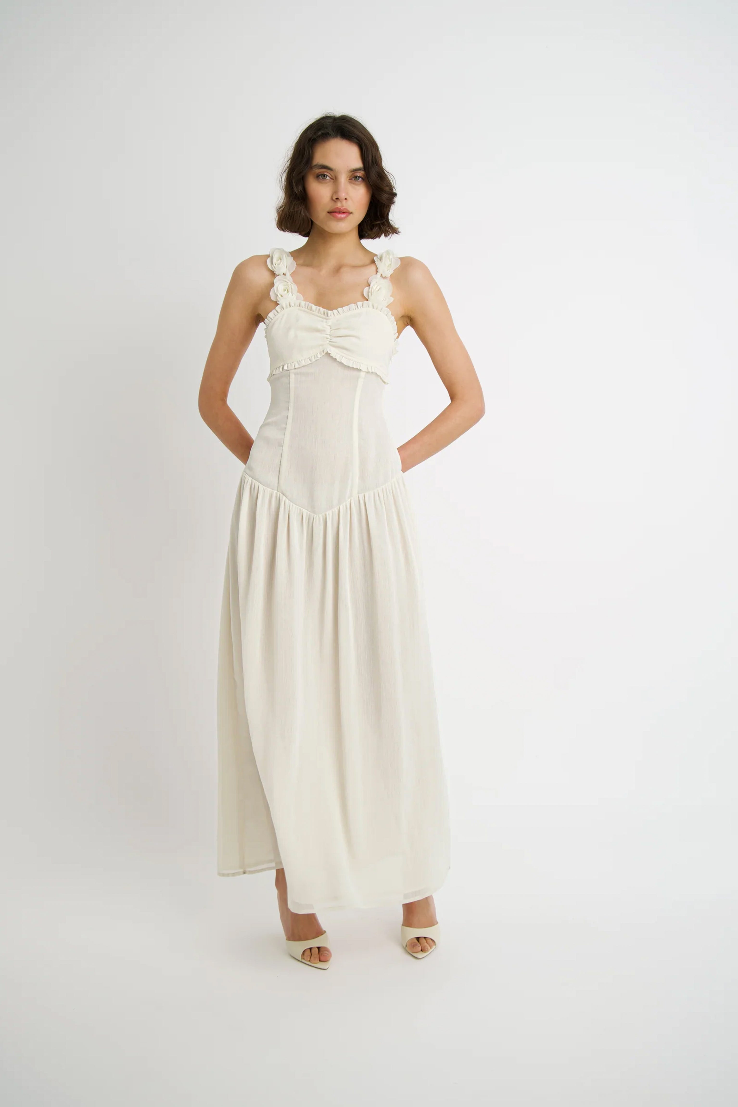 Loren Semi Sheer Maxi Dress