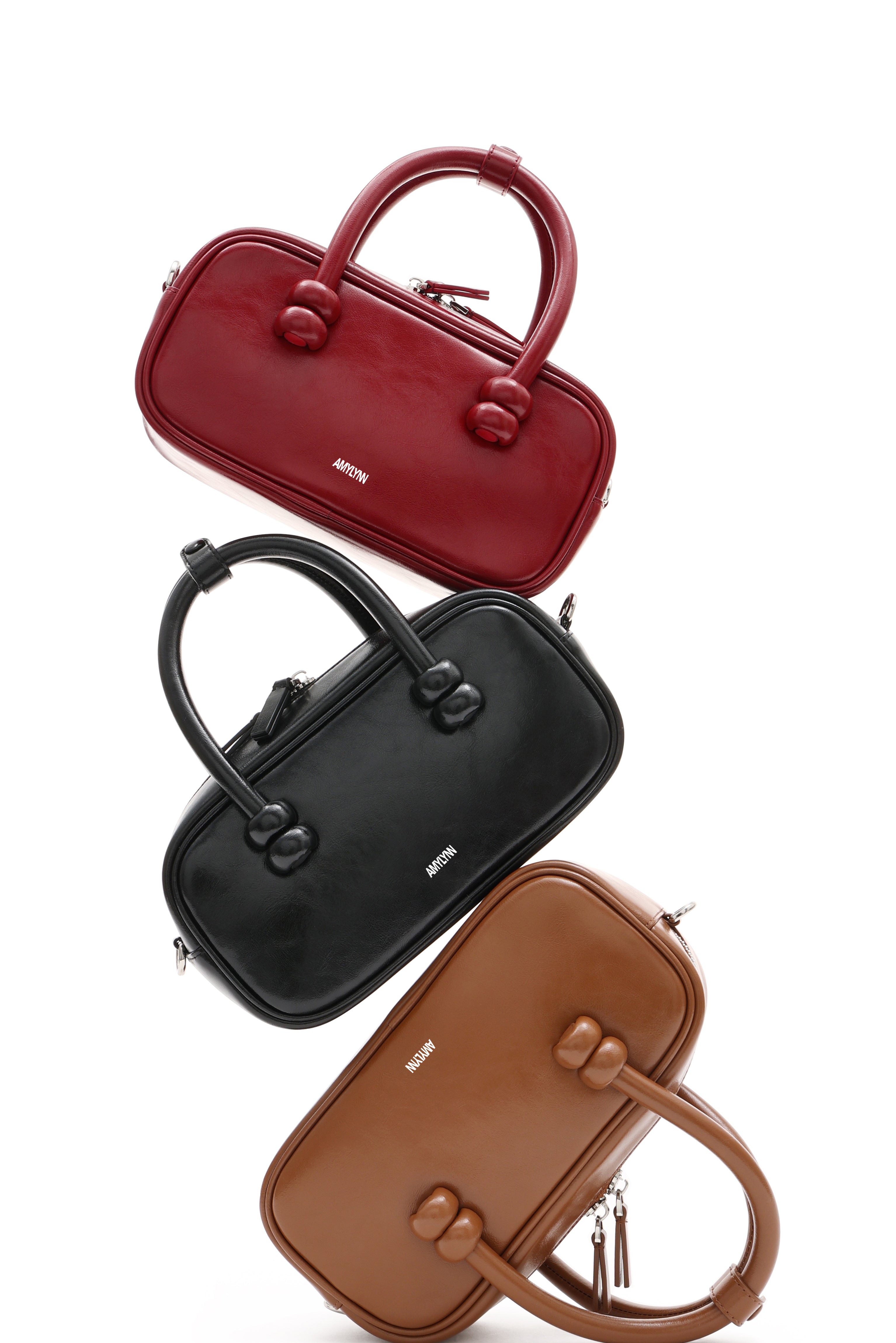 Boston Brown Leather Crossbody Rectangle Bag