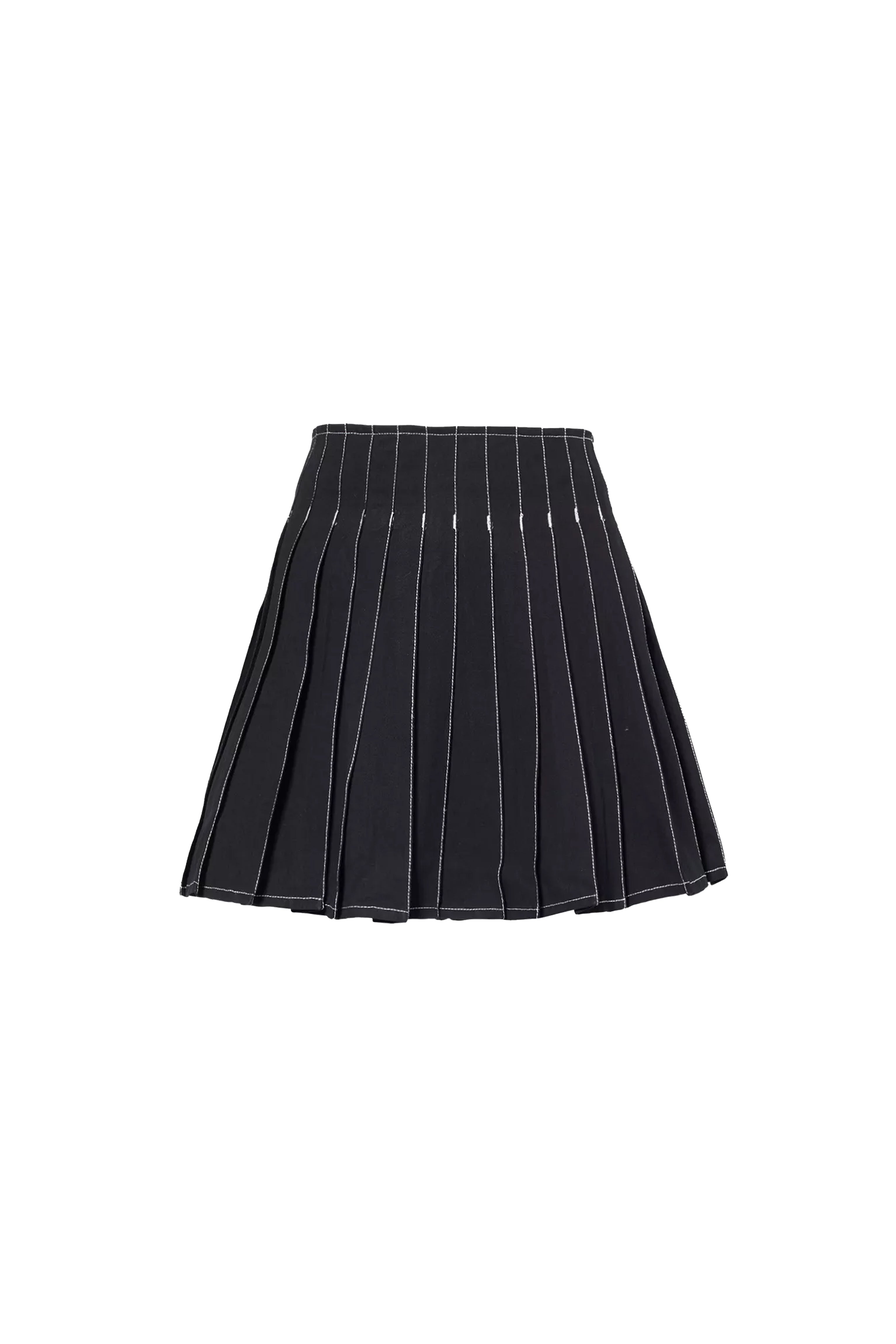 Ziggy Black Pleated Mini Skirt