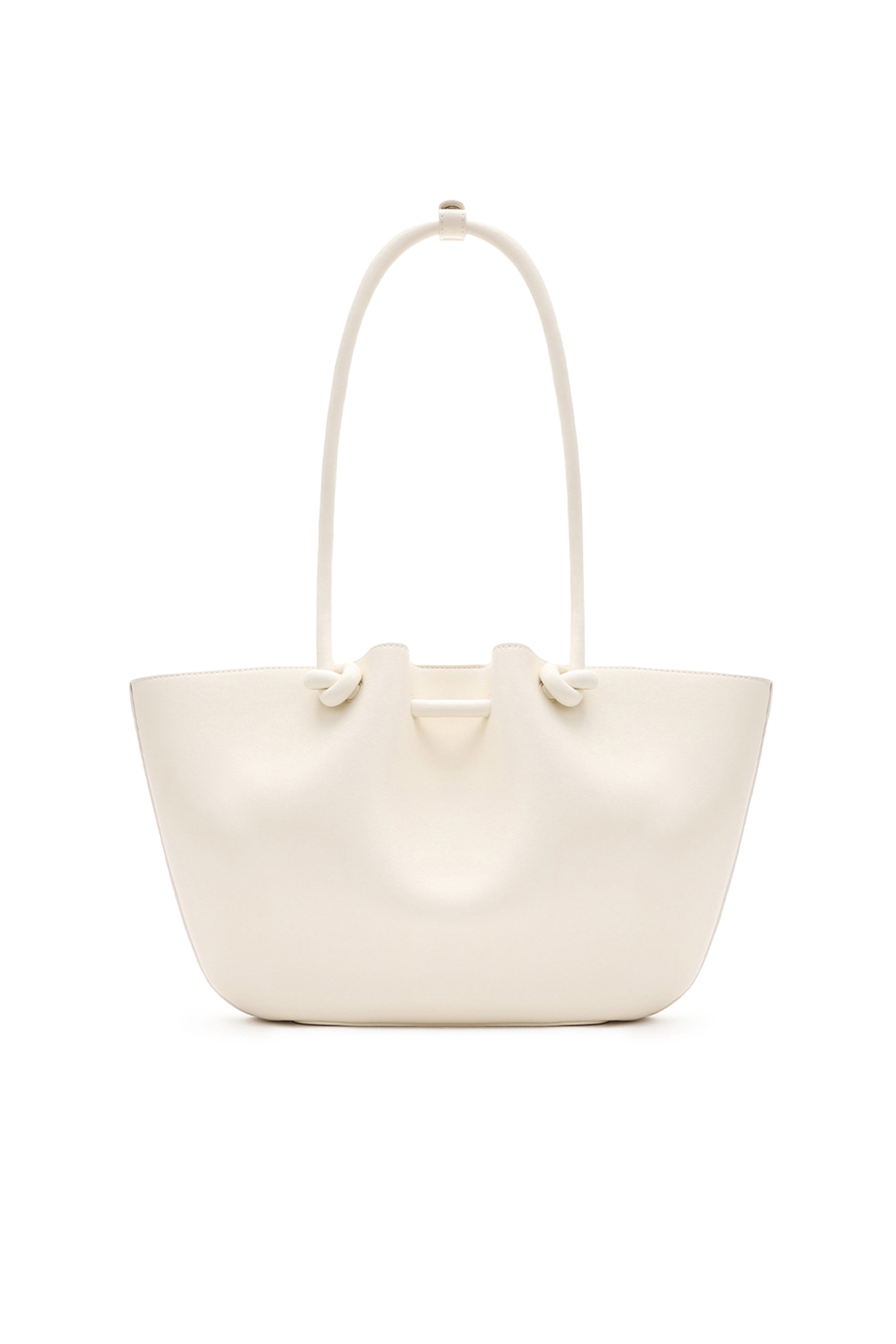 Chelsea Cream Leather Tote Bag
