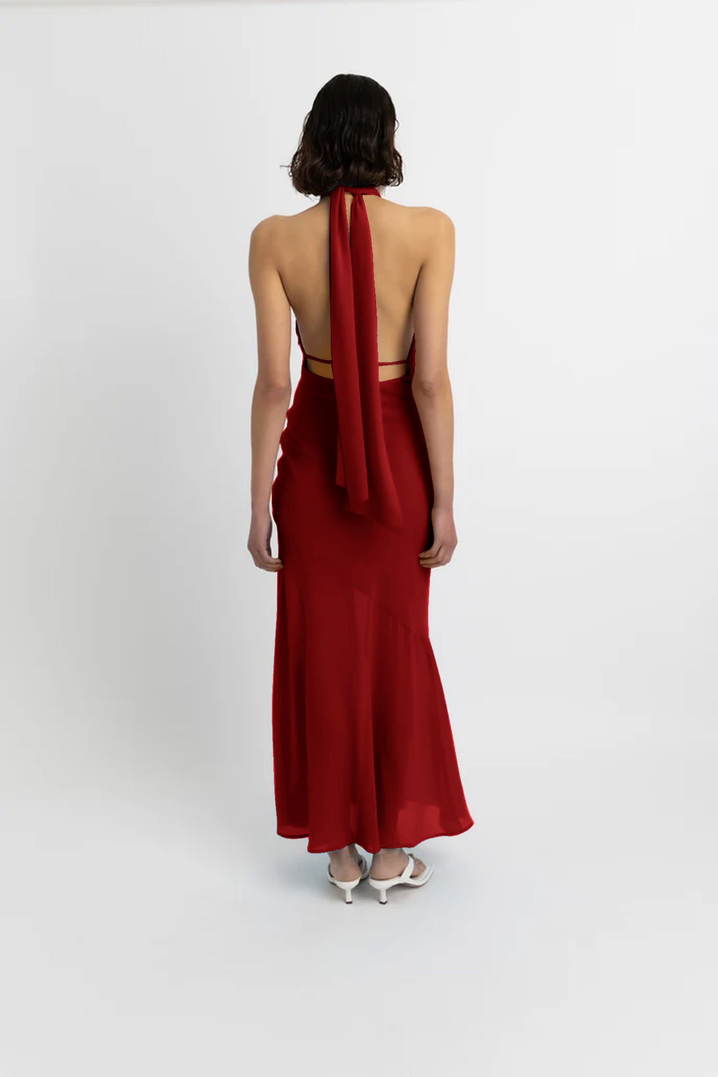 Baia Red Halterneck Maxi Dress