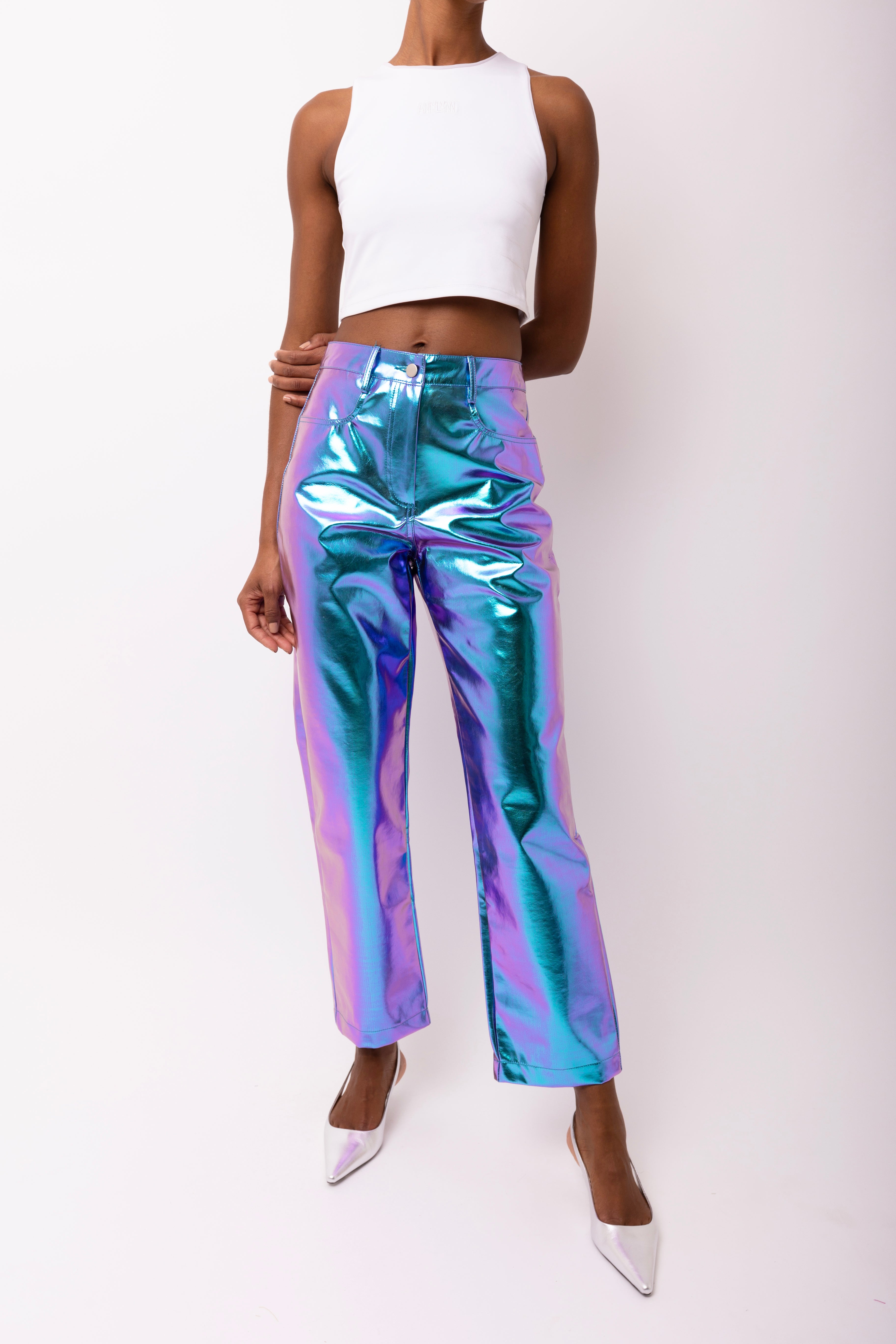 Lupe Ombre Metallic Trousers