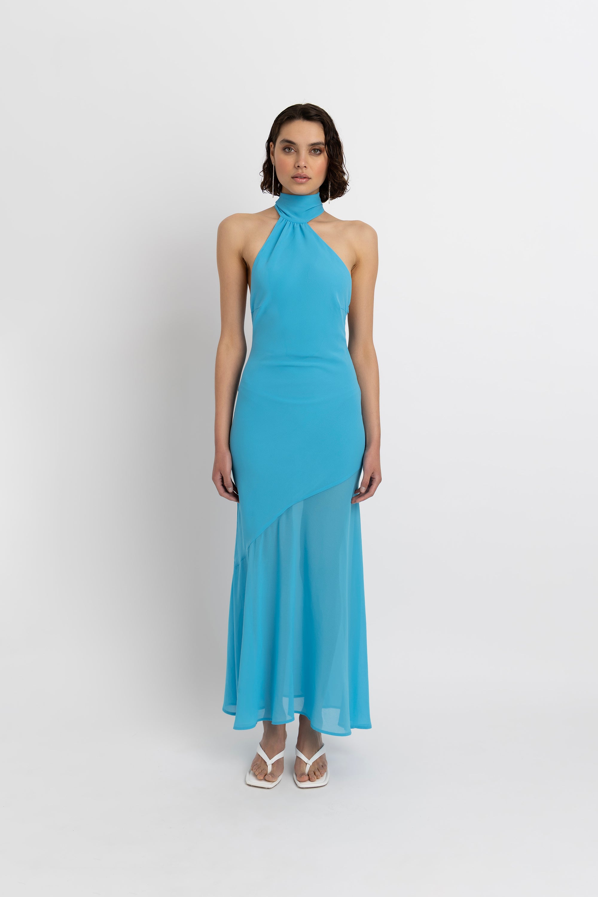 Baia Turquoise Halterneck Maxi Dress