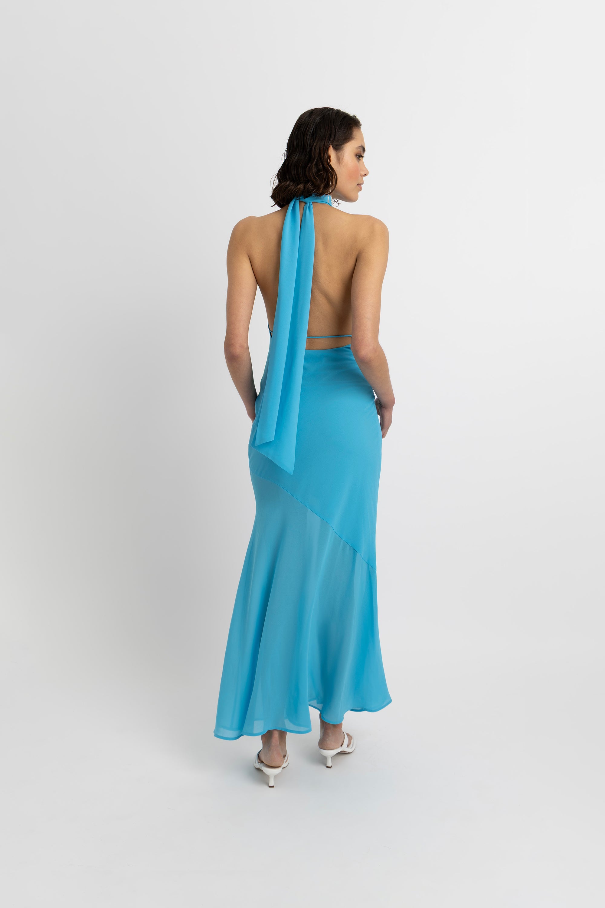 Baia Turquoise Halterneck Maxi Dress