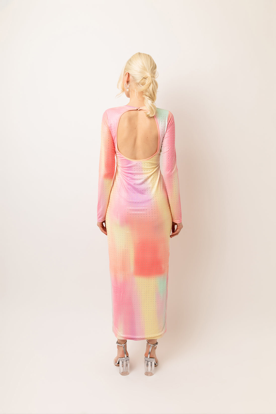 Carolina Multi Sheer Jewel Embellished Maxi Dress | AmyLynn