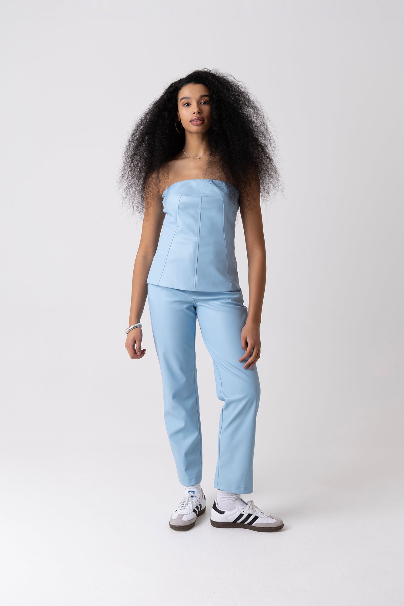 Johanna Sky Blue Bandeau Top
