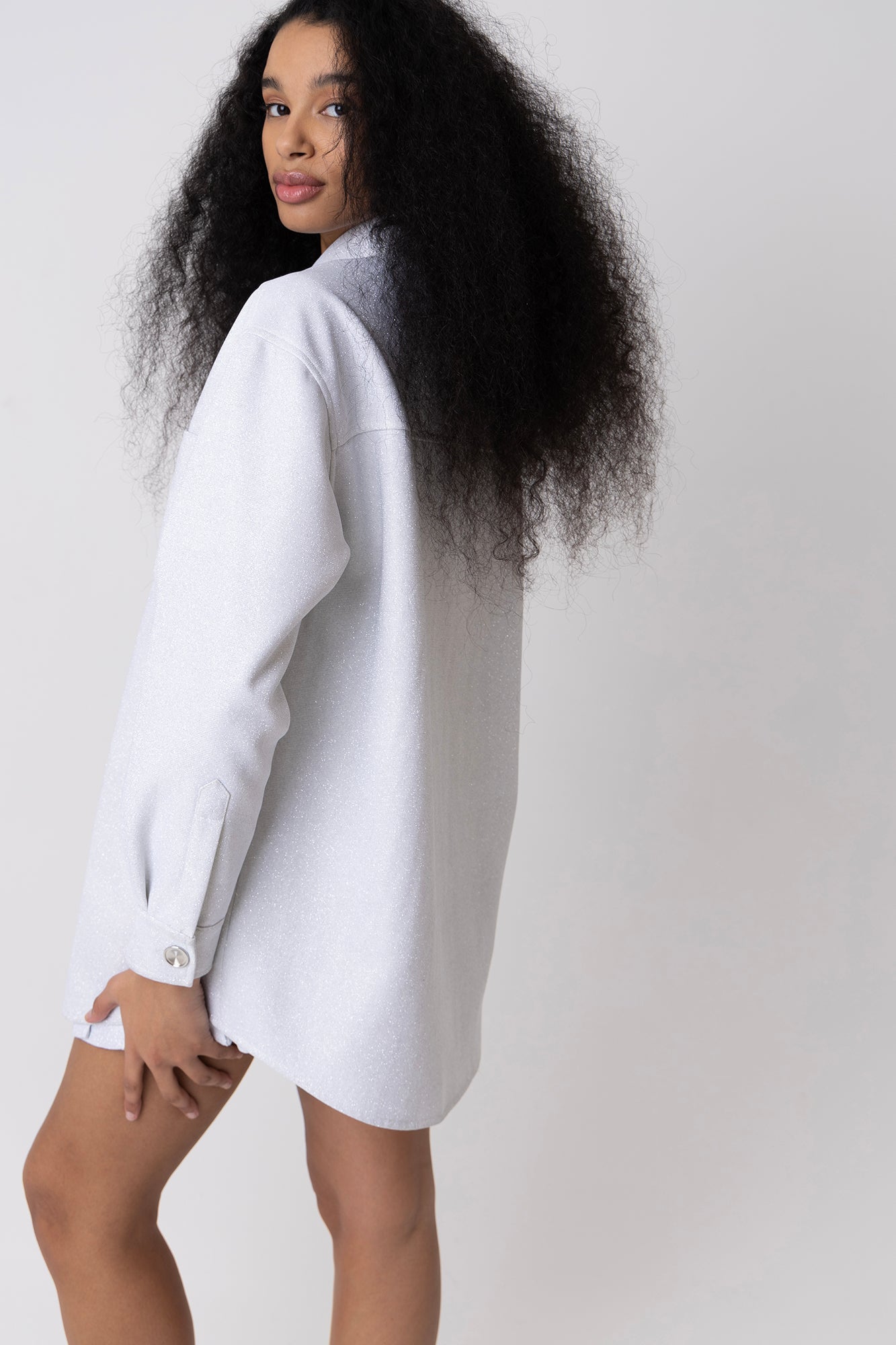 Cole Glitter Oversized Shirt
