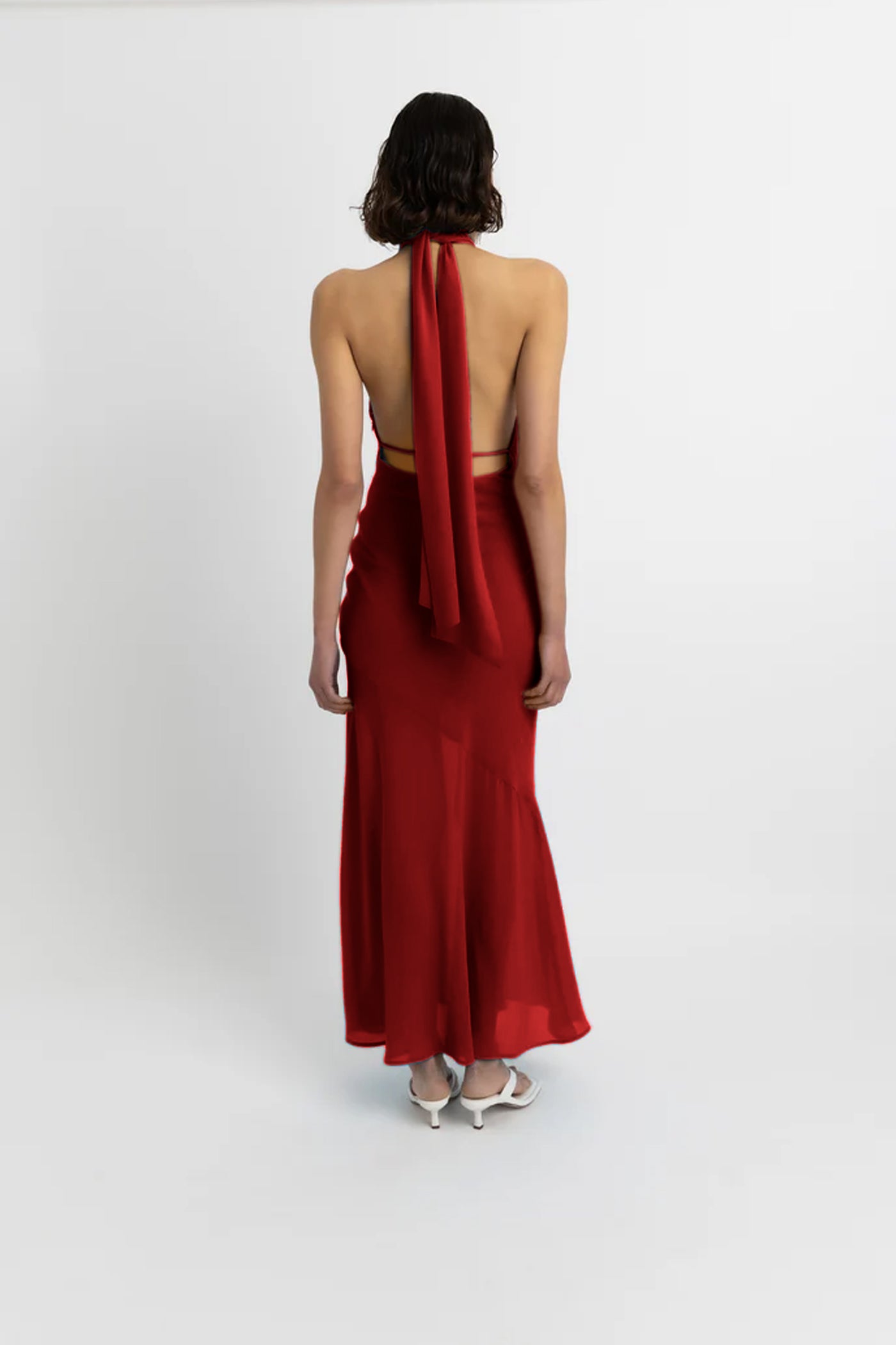 Baia Burgundy Halterneck Maxi Dress