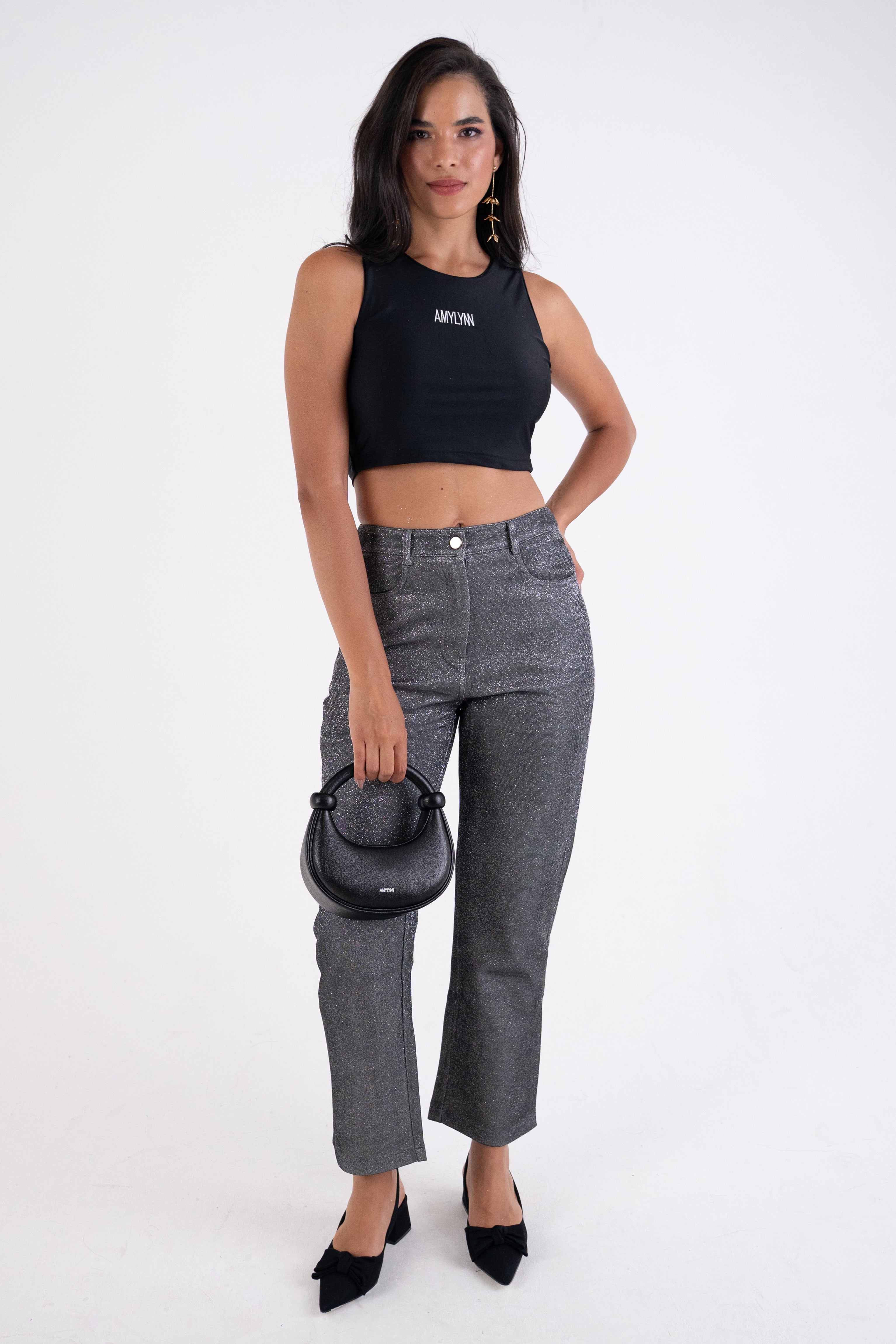 Lupe Glitter Suit Trousers