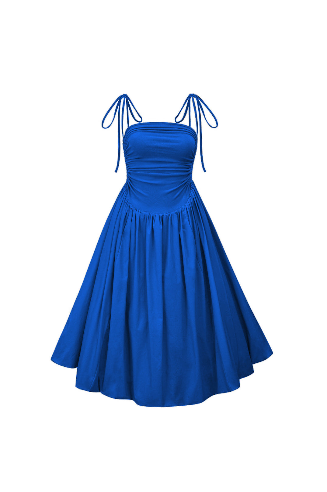 Alexa Cobalt Blue Puffball Dress