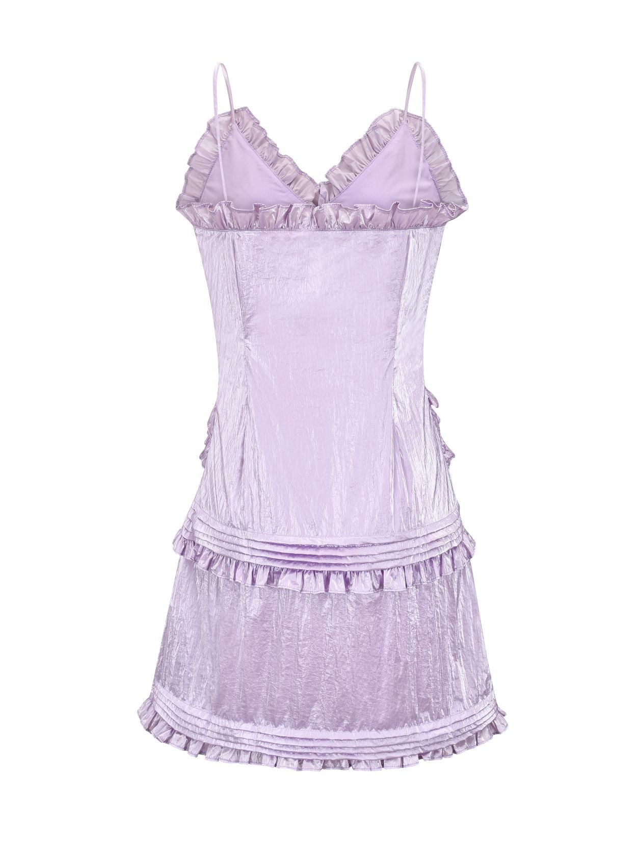 Milly Lilac Metallic Mini Dress