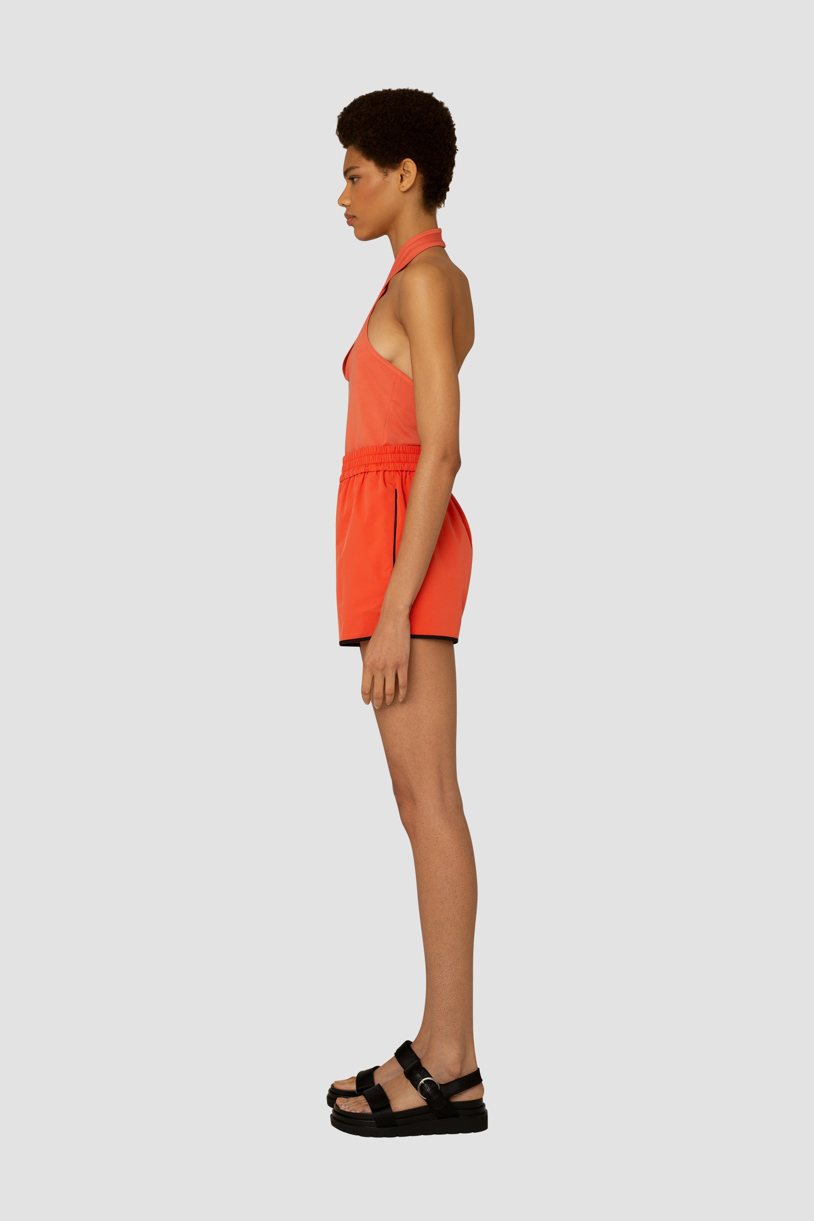 Ellie Orange Sport Luxe Shorts