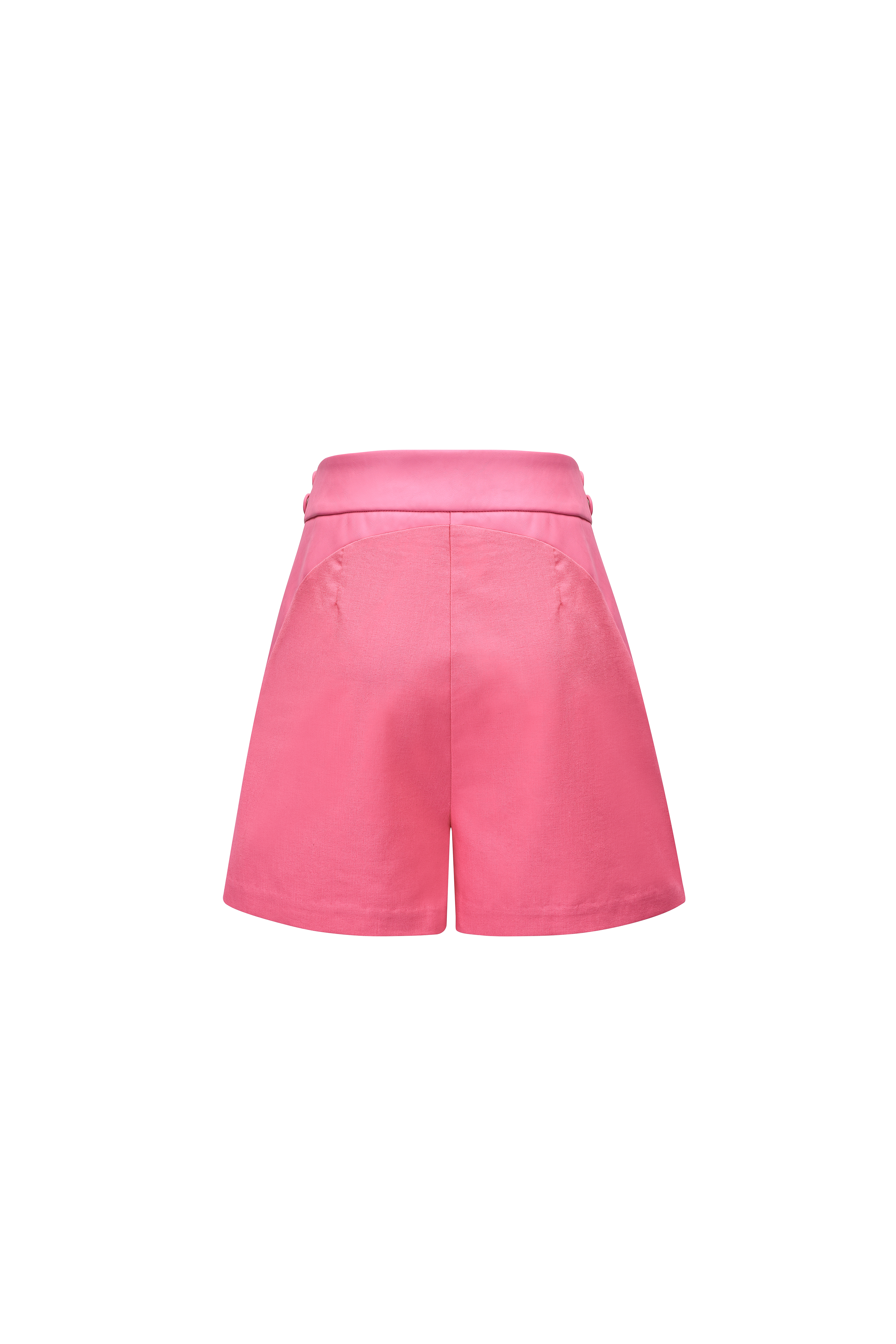 Margot Pink High Waisted Shorts