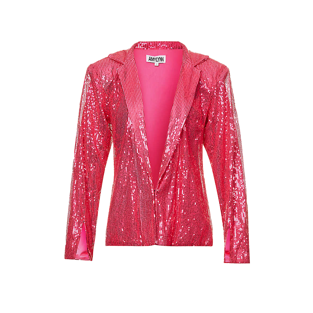 Savannah Pink Sequin Embellished Blazer Jacket AMYLYNN