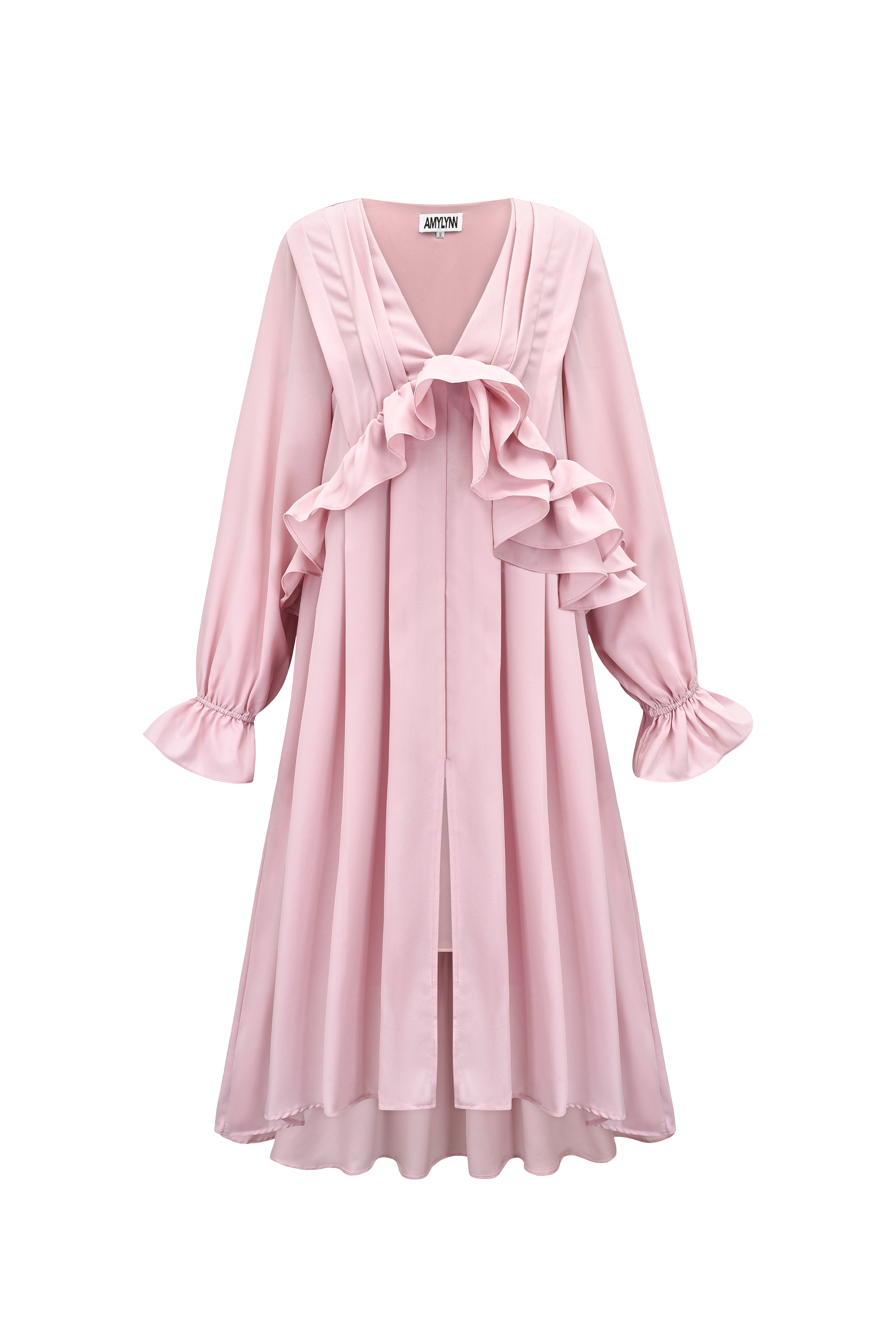 Winnie Pink Ruffle Dress