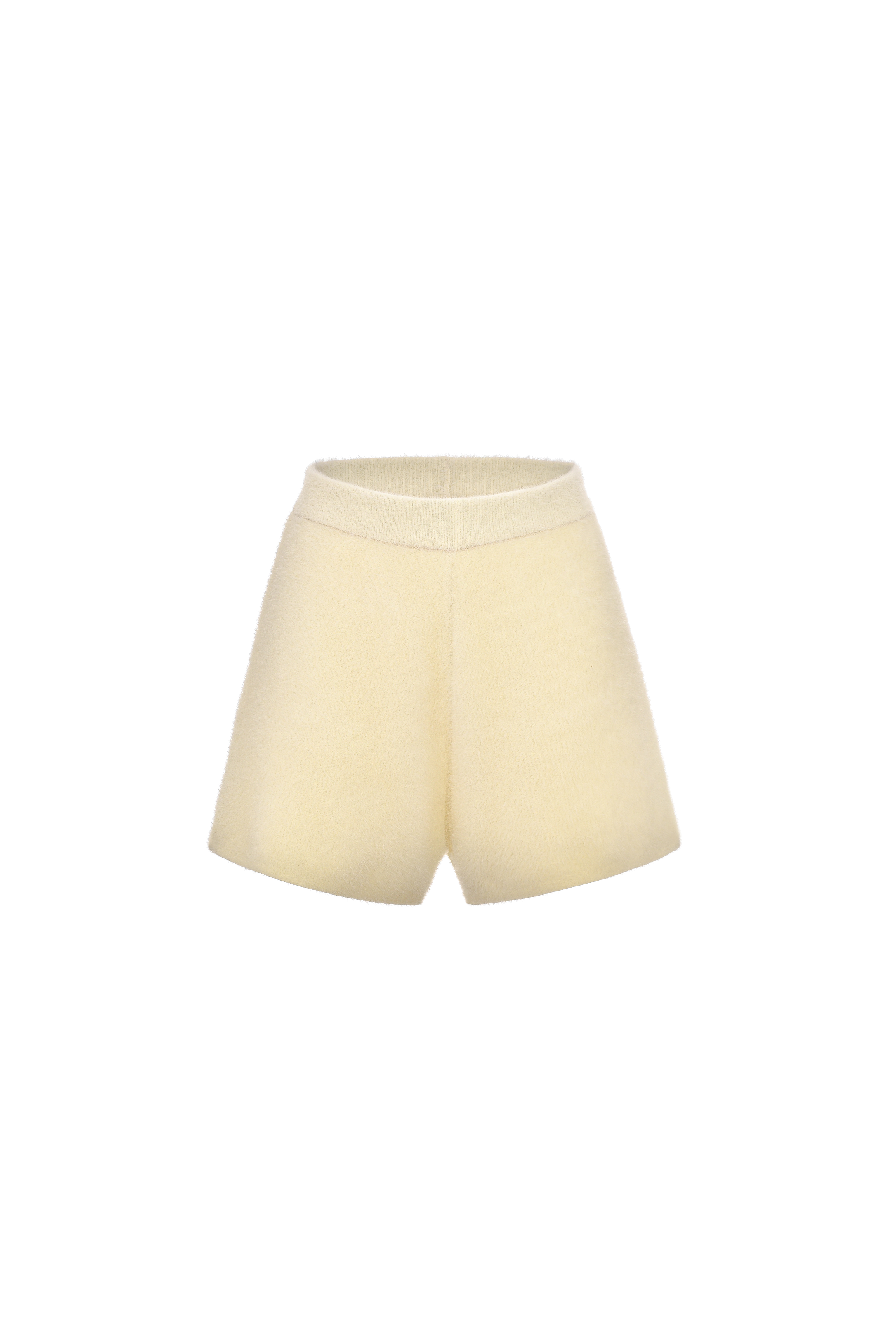 Yolanda Cream Knitted Shorts Co Ord | AMYLYNN