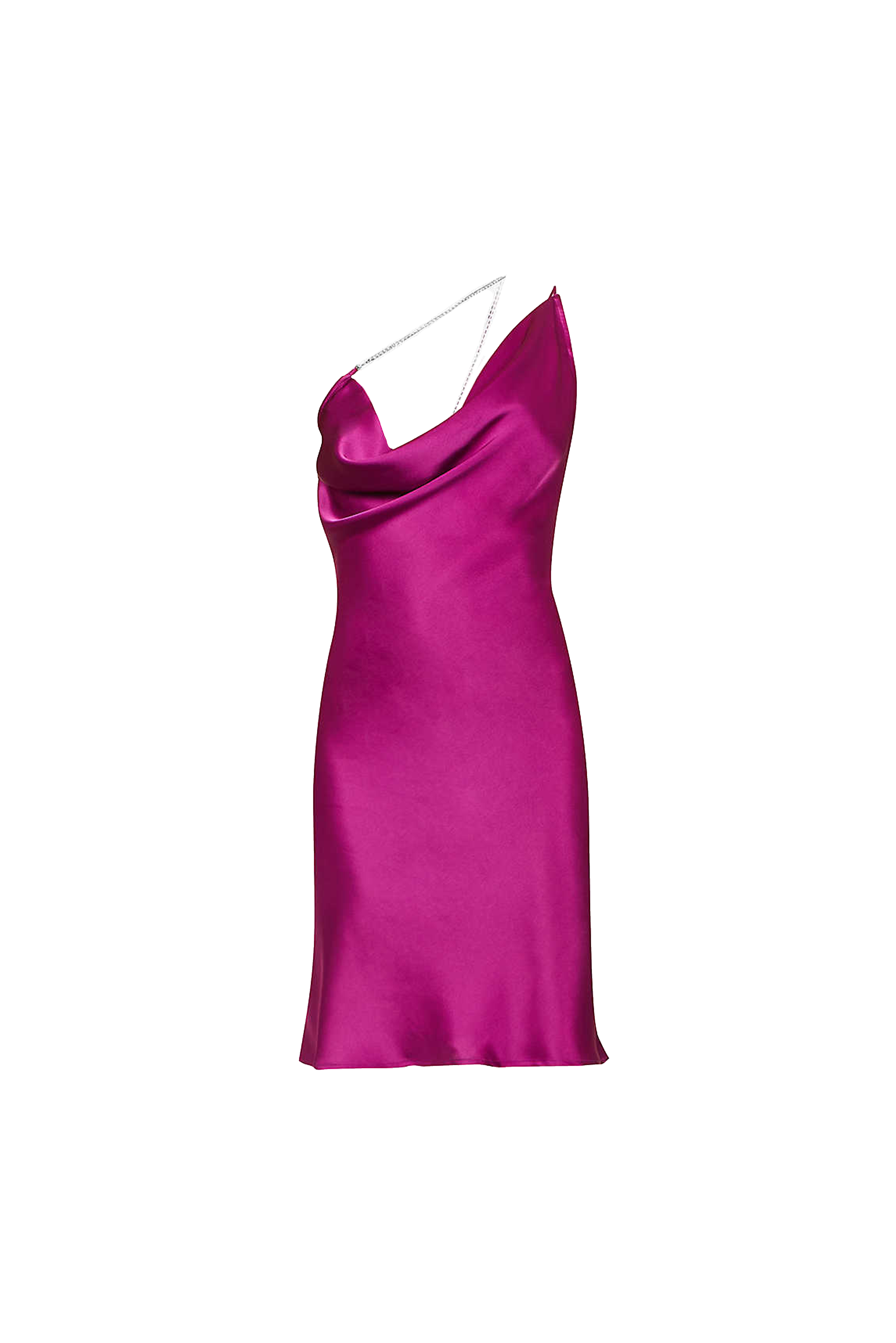 Greta Pink Asymmetric Mini Dress